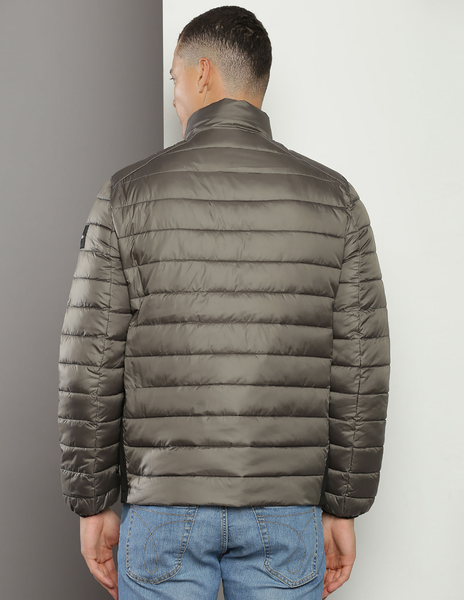 Buy Calvin Klein Side Logo Quilted Jacket - NNNOW.com