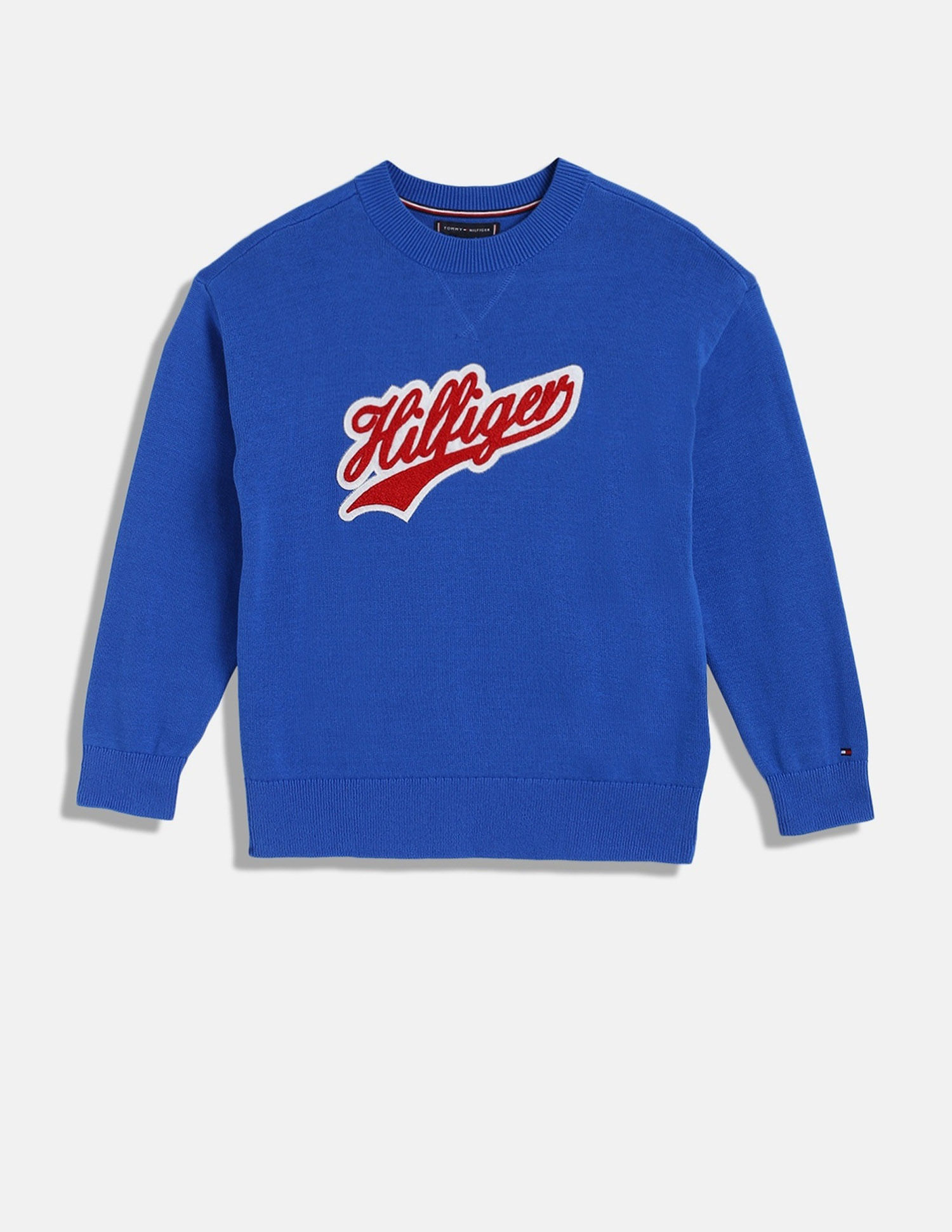 Buy Tommy Hilfiger Kids Boys Logo Regular-Fit Cotton Sweater