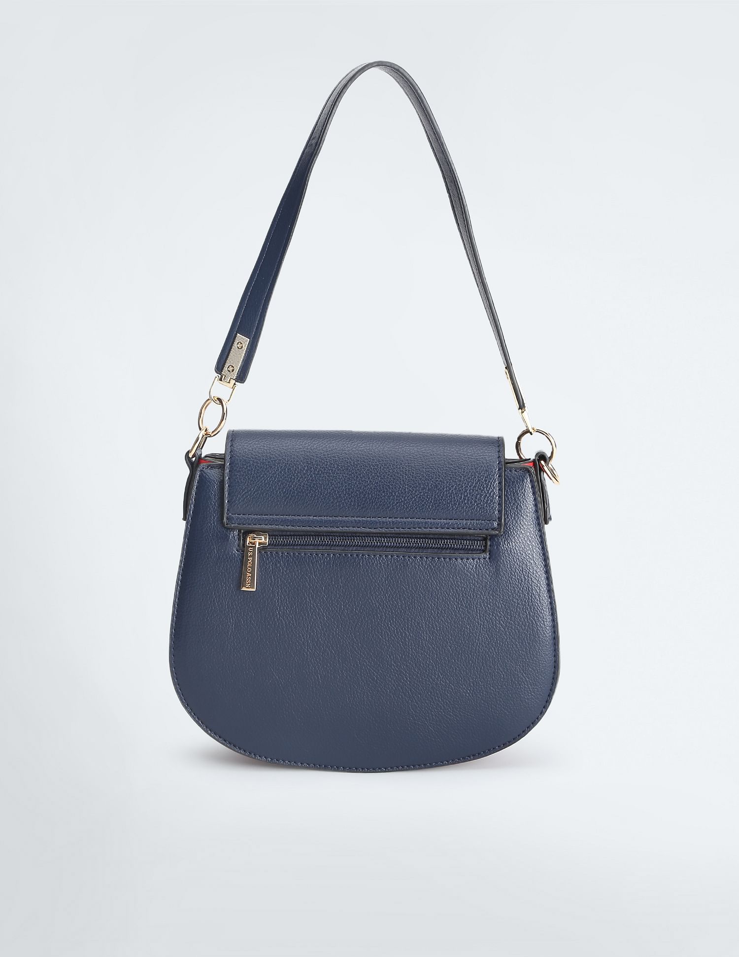 U.S. Polo Assn. Women Signature Colour Block Baguette Bag