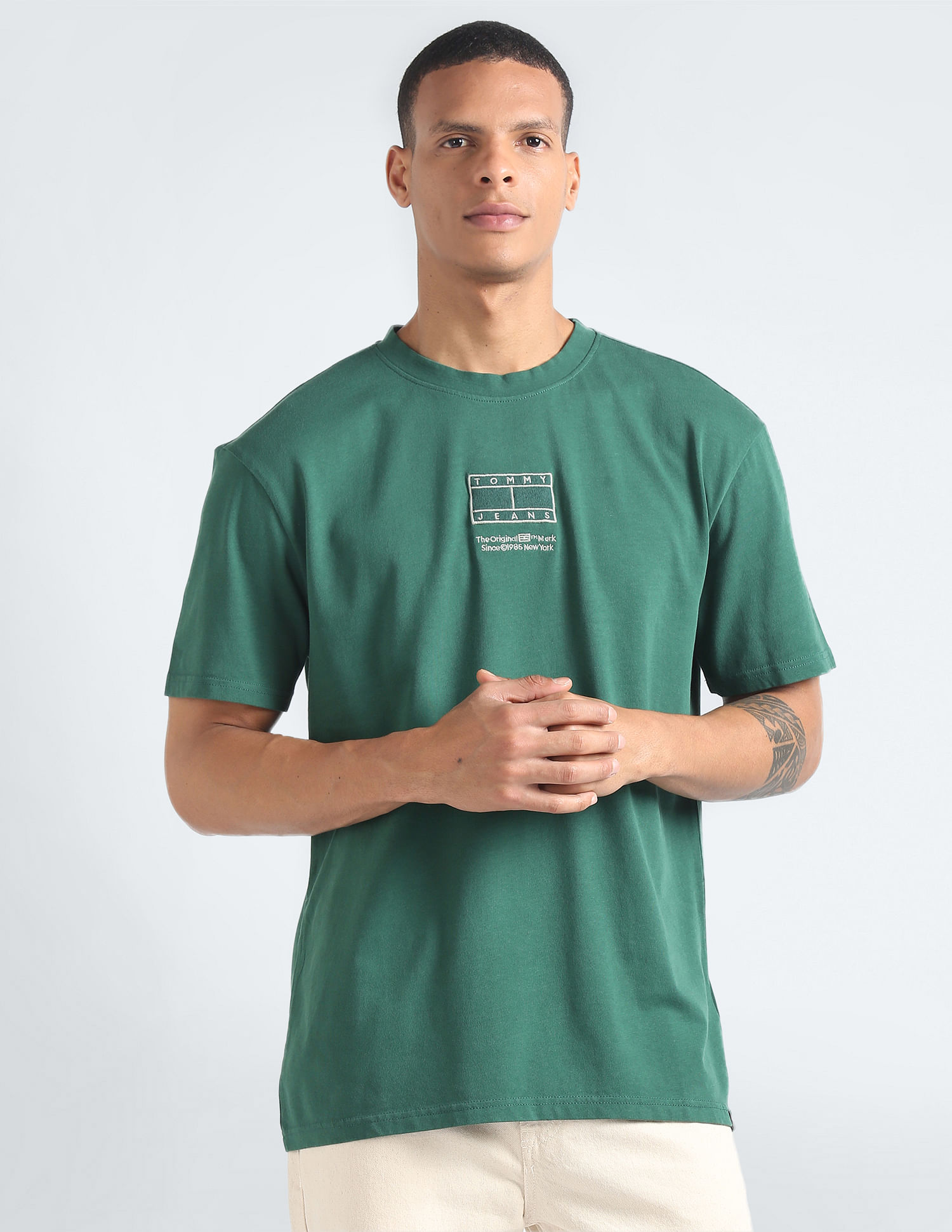 Tommy hilfiger New York Short Sleeve T-Shirt Green