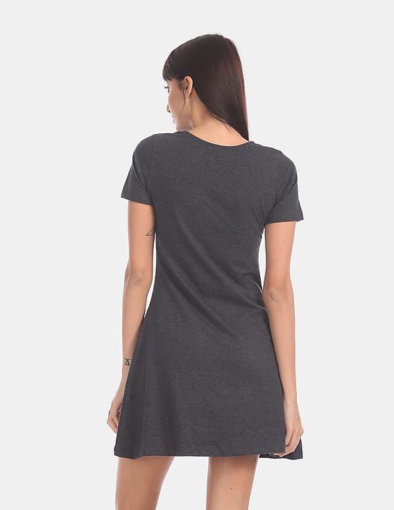 aeropostale t shirt dress Aeropostale ringer USA logo t-shirt dress in white
