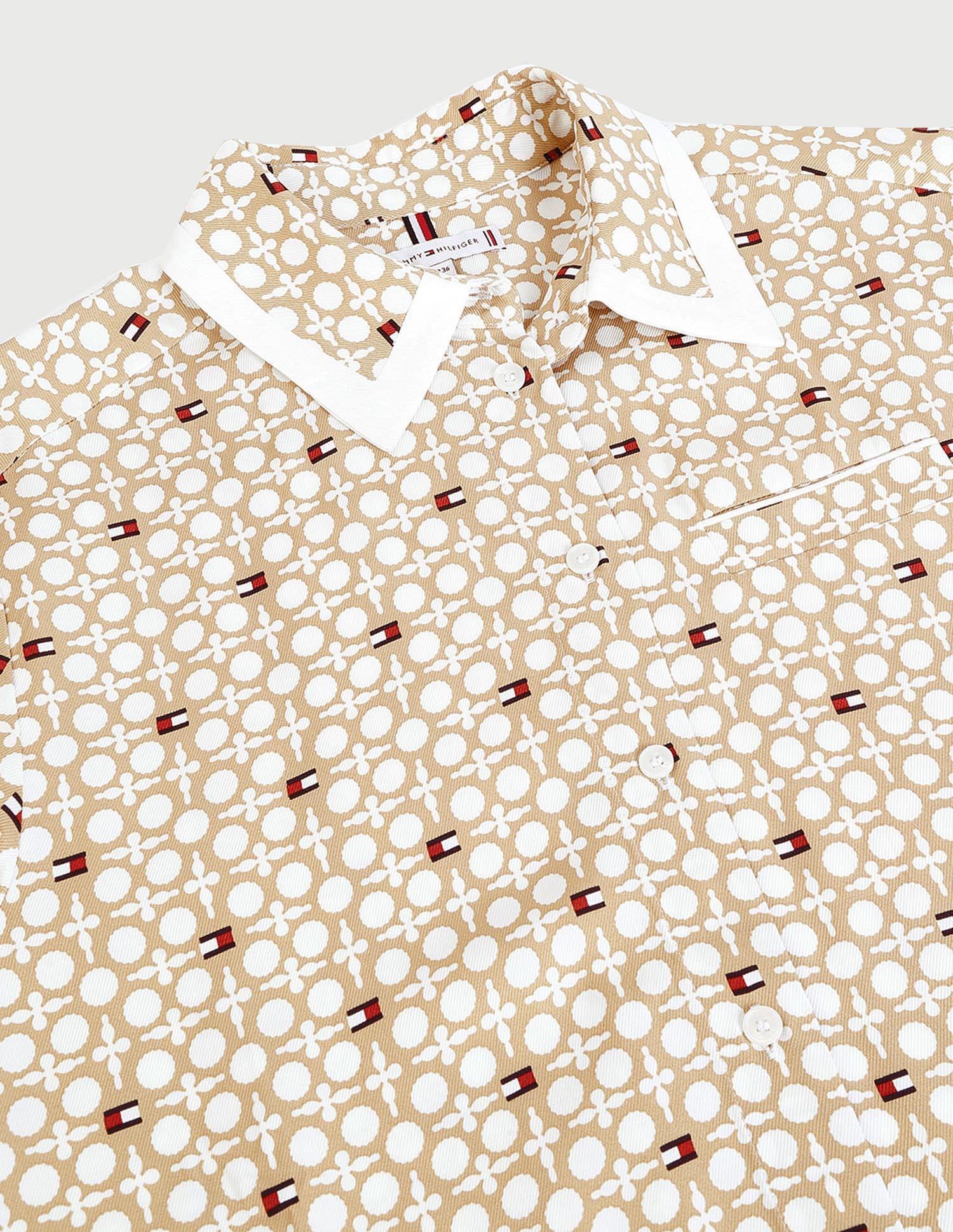 Tommy Hilfiger Regular Fit Geometric Printed Shirt