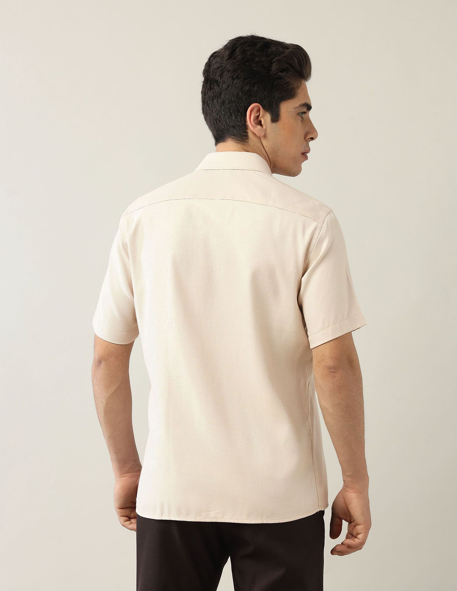 Arrow Textured Liberty Classic Fit Shirt