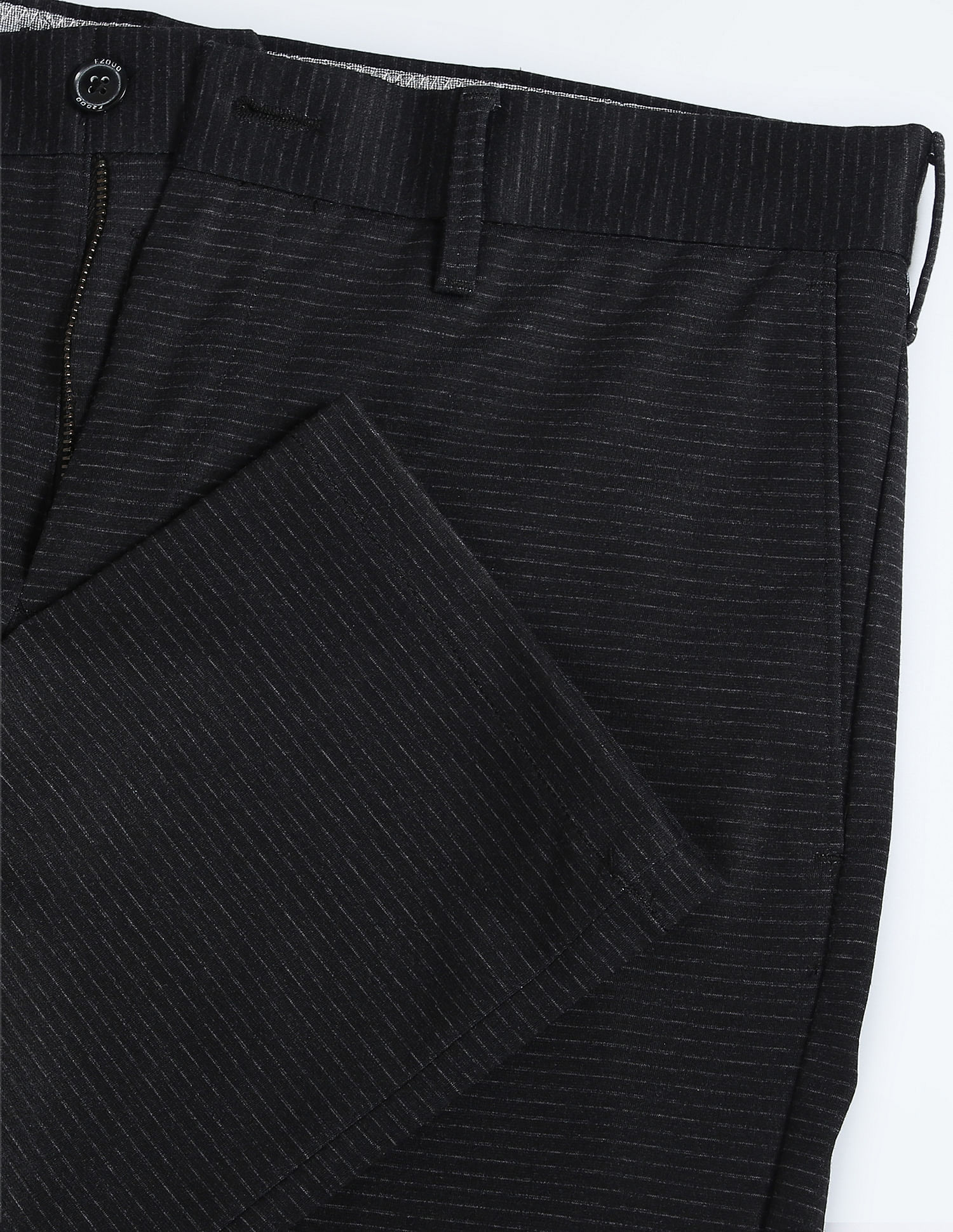 Flying Machine Super Slim Fit Striped Trousers