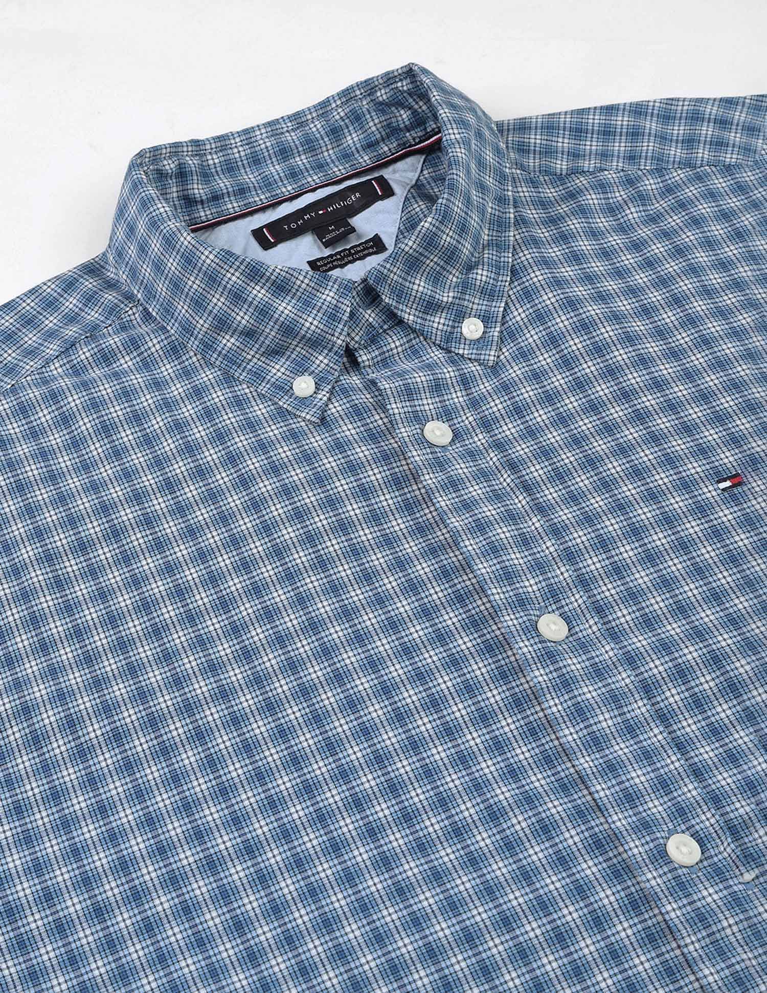 Tommy Hilfiger Soft Stretch Mini Tartan Shirt