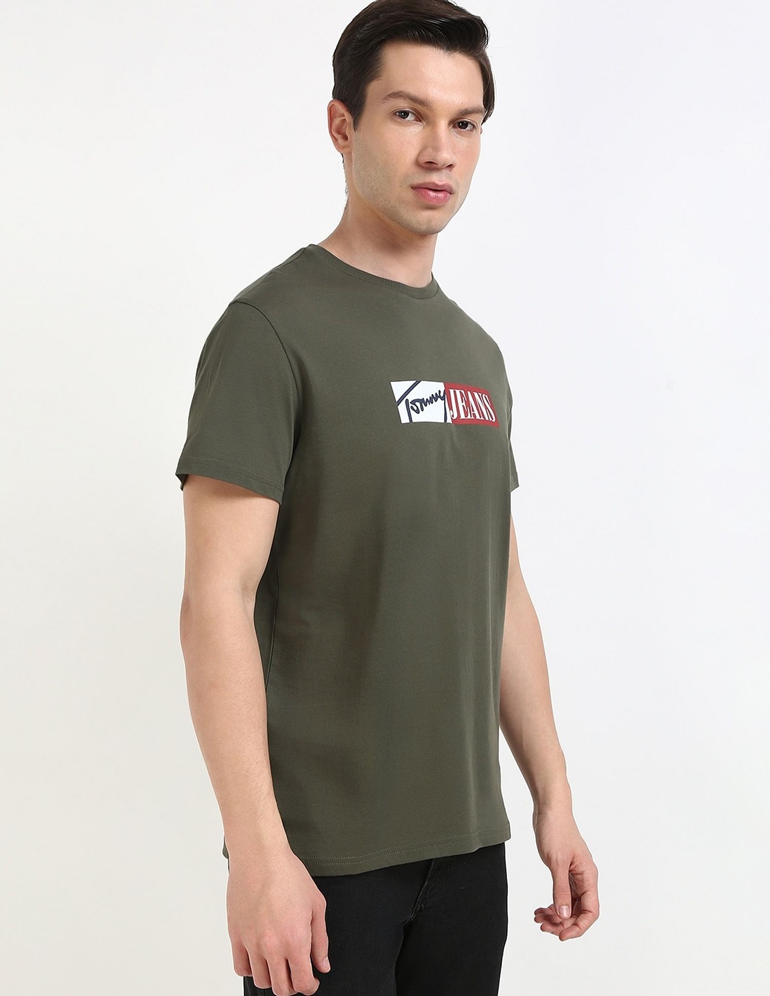 Tommy Hilfiger Logo Slim-Fit Cotton T-Shirt