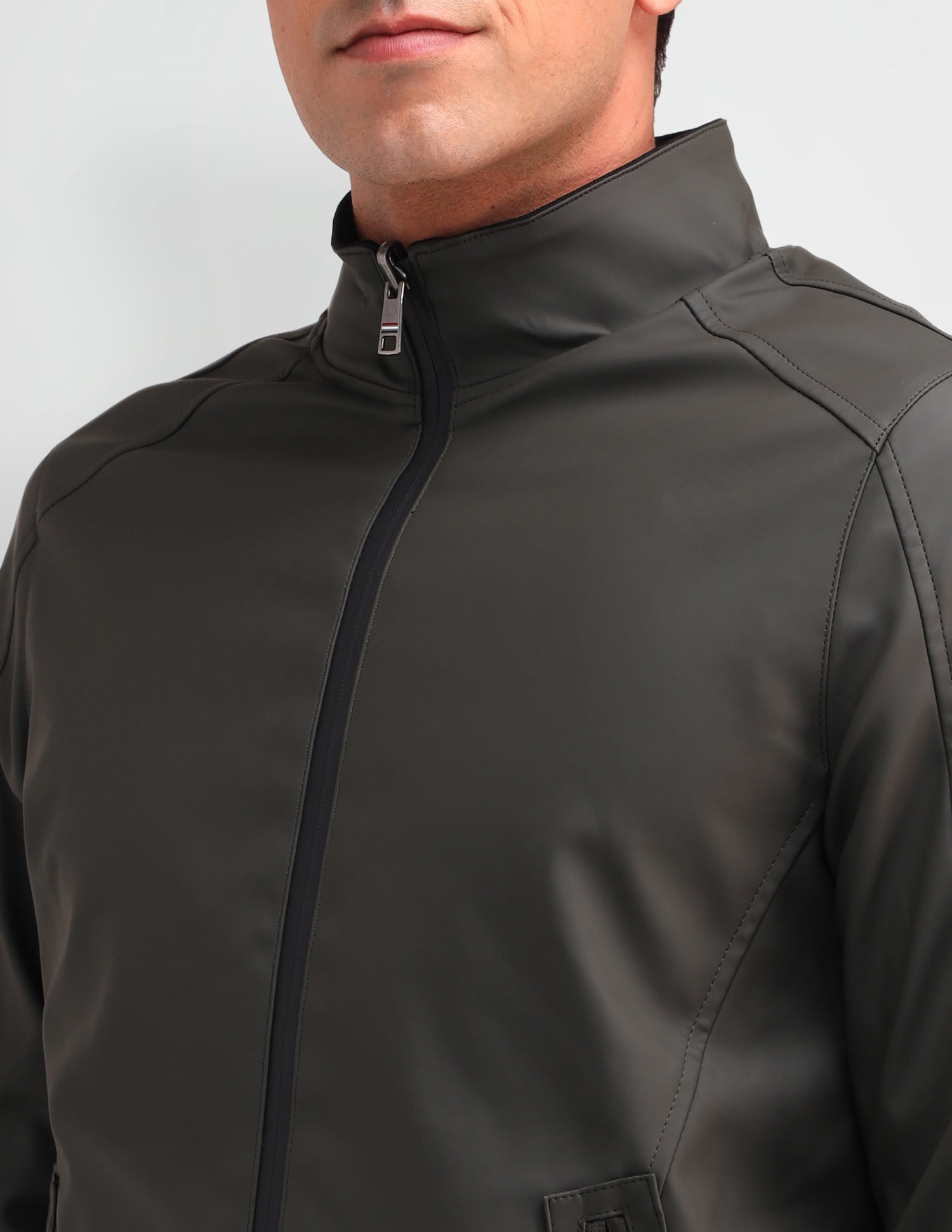 Buy Arrow Sport Solid Stand Neck Sleeveless Reversible Jacket