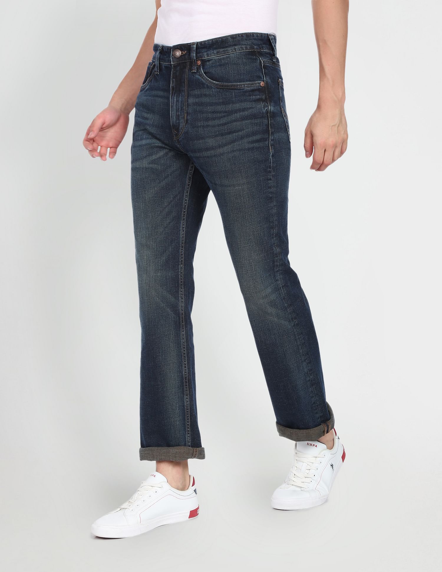 U.S. Polo Assn. Denim Co. Connor Bootcut Fit Blue Jeans