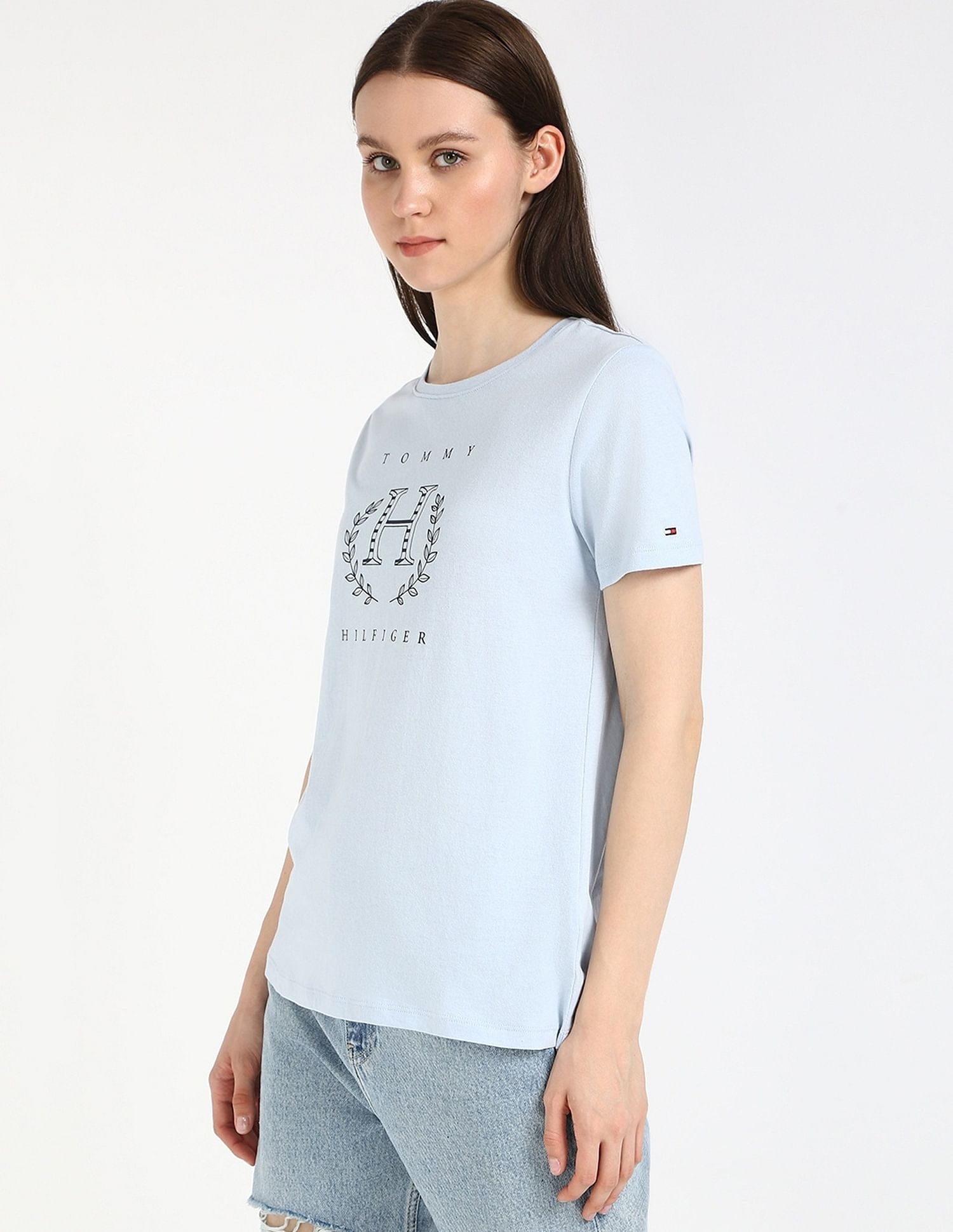 Tommy Hilfiger Logo Regular-Fit Cotton T-Shirt
