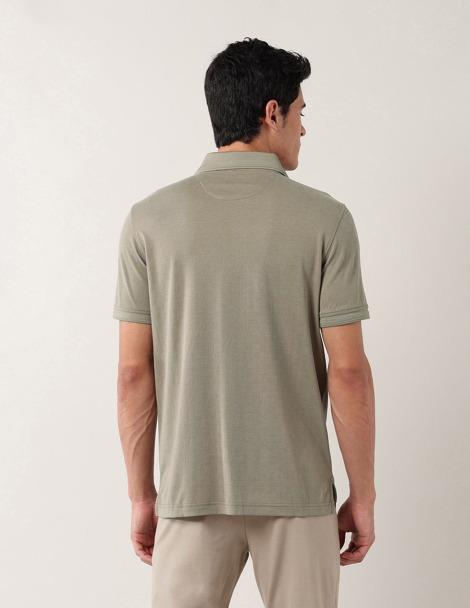 Arrow Solid Pure Cotton Polo Shirt