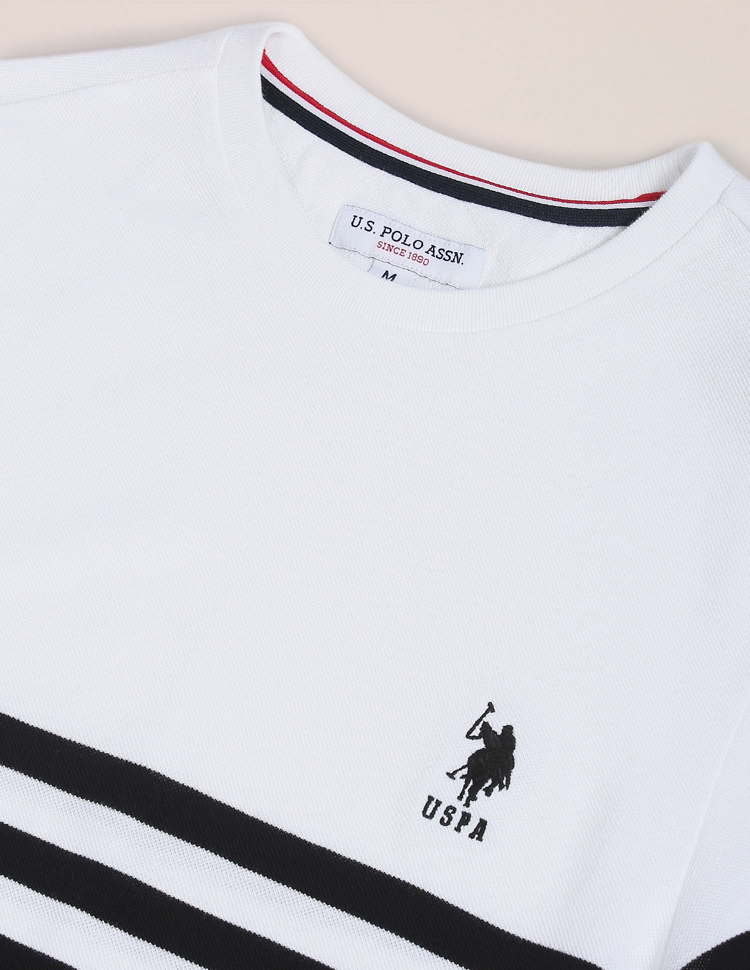 U.S. Polo Assn. Signature Stripe Cotton T-Shirt