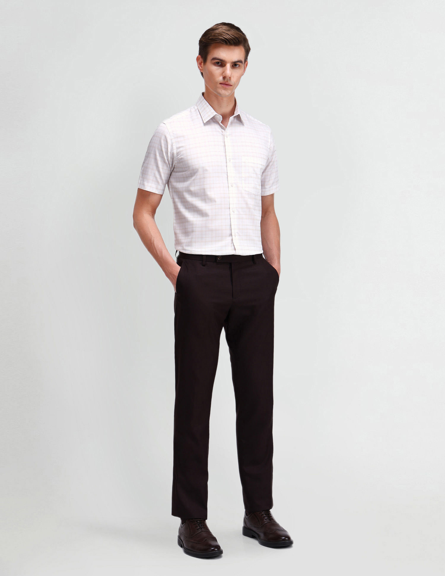 Arrow Liberty Classic Windowpane Checked Shirt