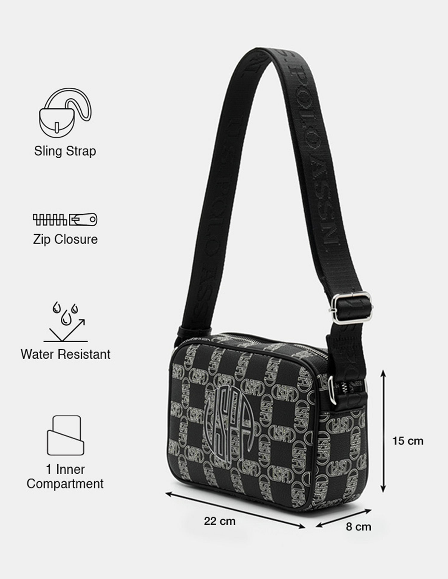 U.S. Polo Assn. Garet Brand Cross Body Bag