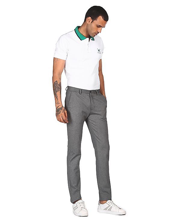 U.S. Polo Assn. Contrast Collar Solid Polo Shirt