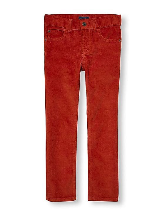 Red Tornado Loose Corduroy Gurkha Pants Adjustable Waist Retro British  Trousers | eBay