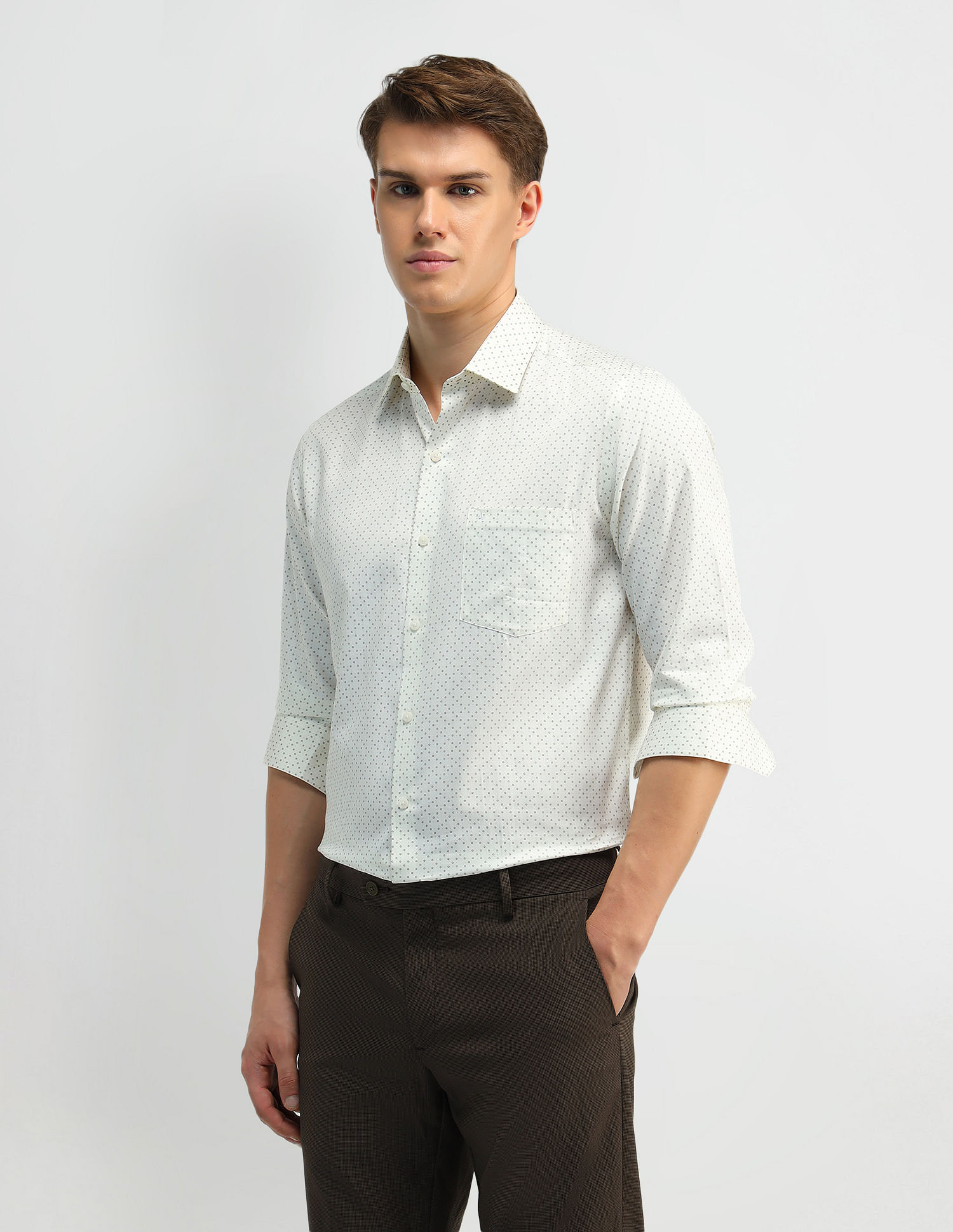 Arrow Manhattan Slim Cotton Shirt