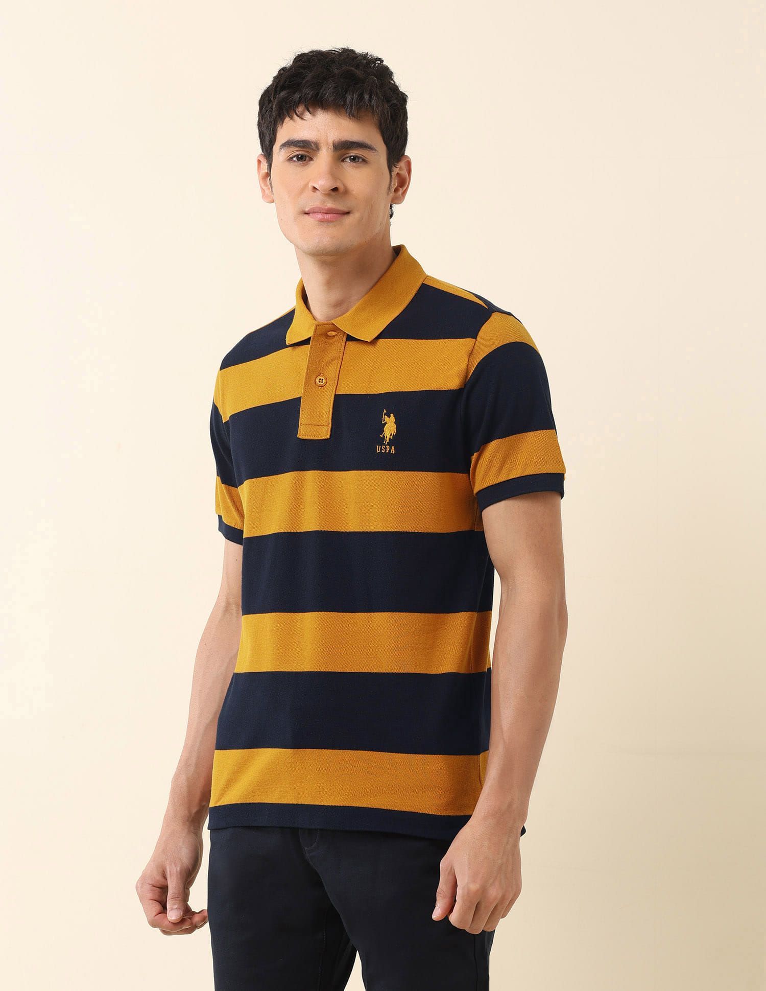 Buy U.S. Polo Assn. Horizontal Striped Classic Polo Shirt - NNNOW.com
