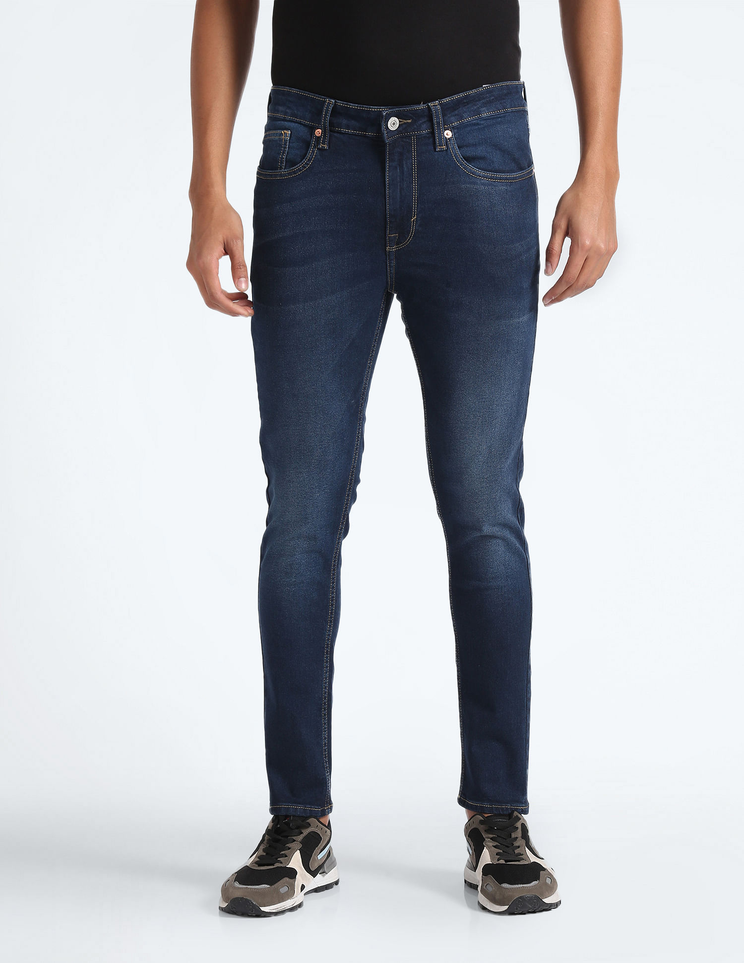 Flying Machine Morrison Skinny Cropped Jeans
