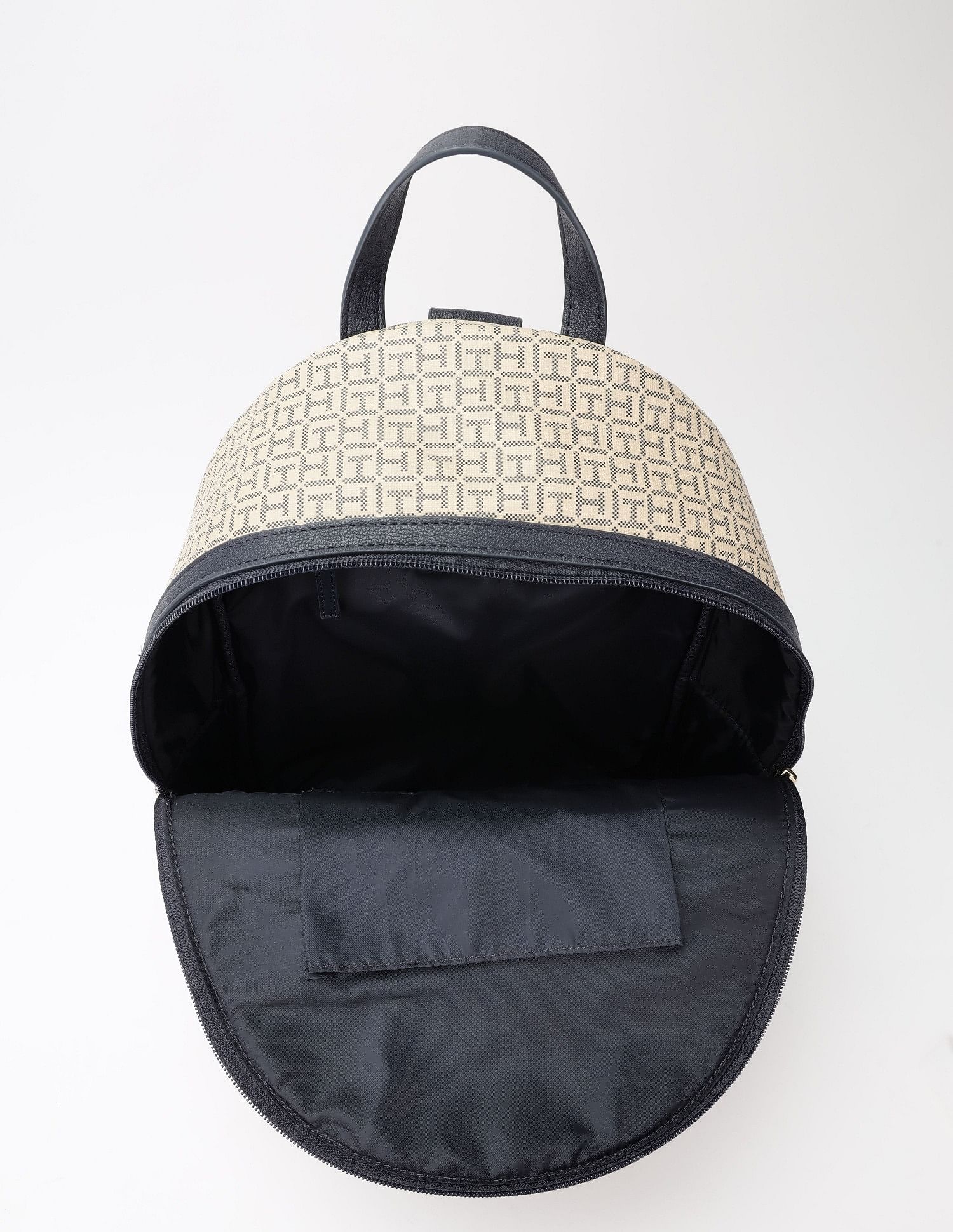 Tommy Hilfiger Logo Beige Pvc Backpack