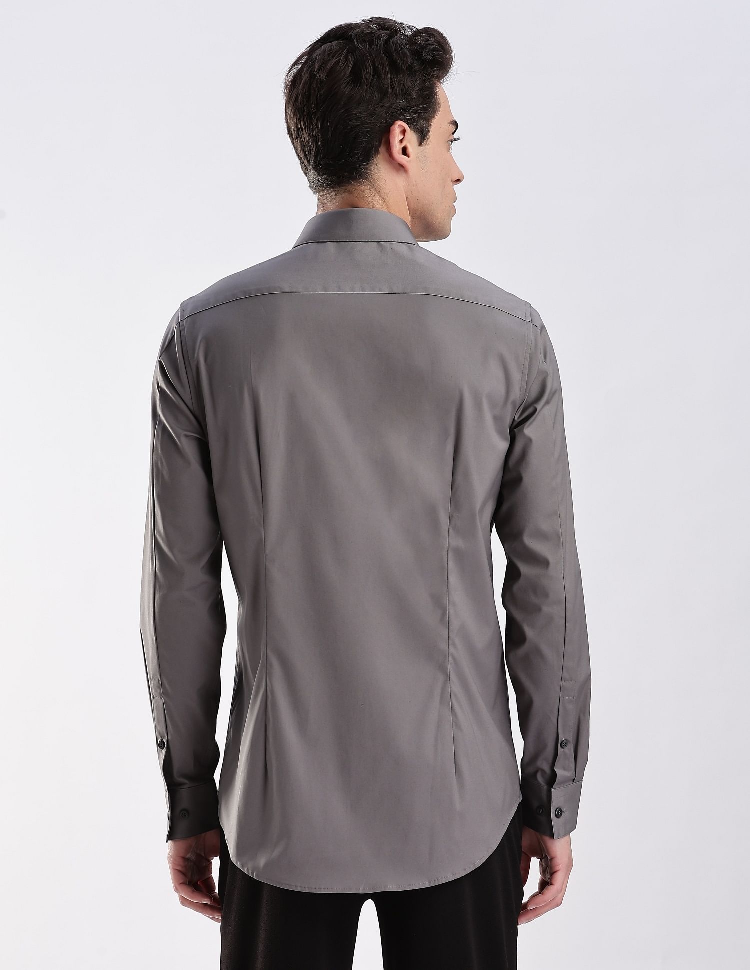 Calvin Klein Jeans Solid Slim Fit Poplin Woven Shirt
