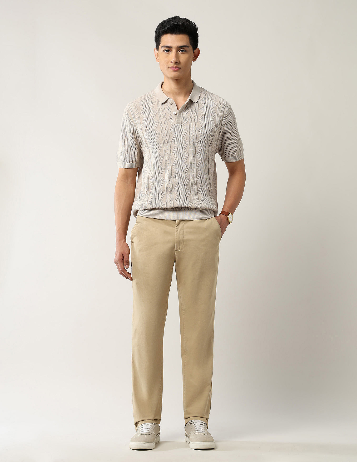 Arrow Newyork Pure Cotton Night Is Young Polo Shirt