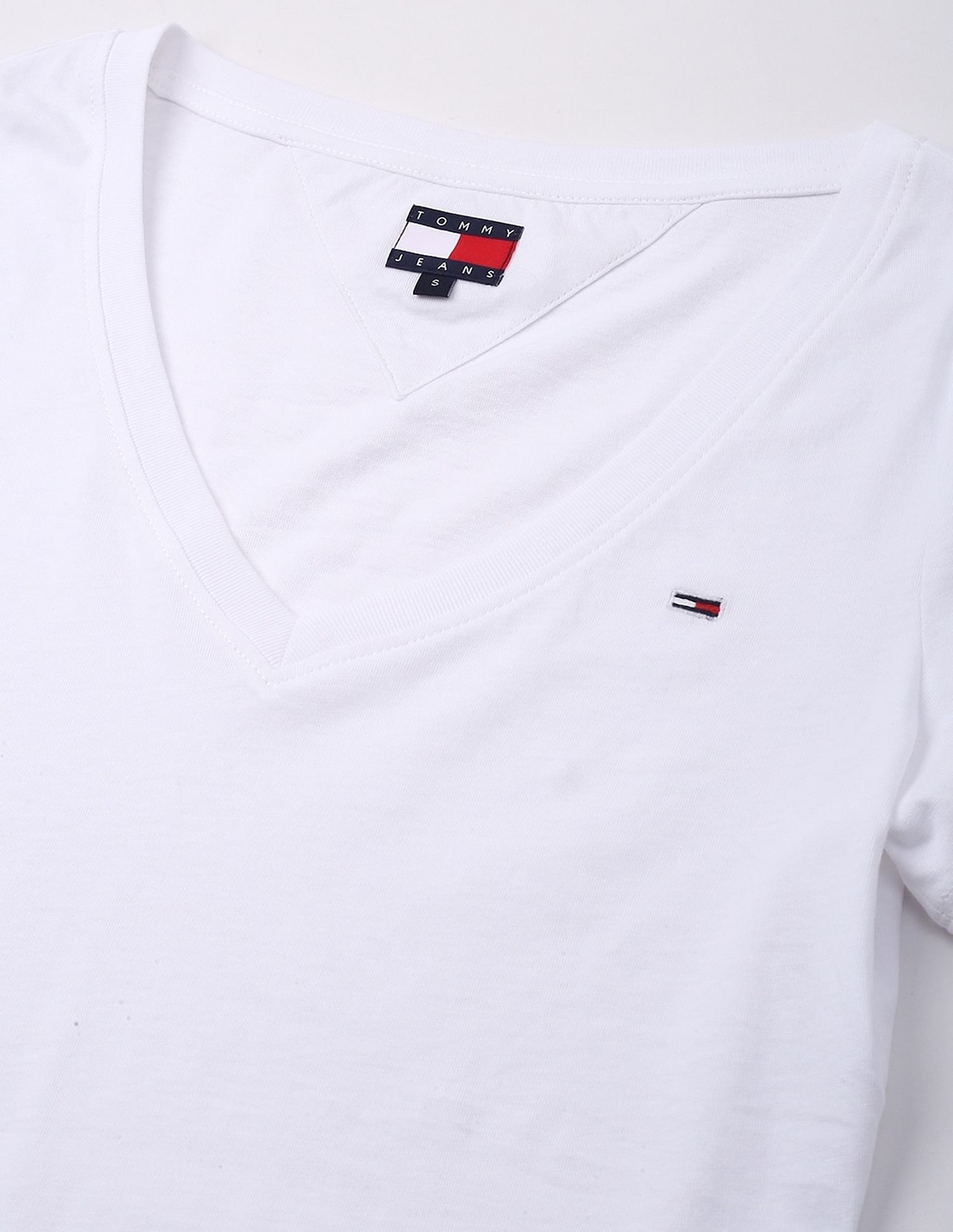 Tommy Hilfiger Solid Slim-Fit Cotton T-Shirt