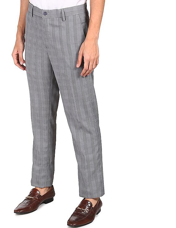 Excalibur Blue Slim Fit Trousers  Buy Excalibur Blue Slim Fit Trousers  Online at Low Price in India  Snapdeal