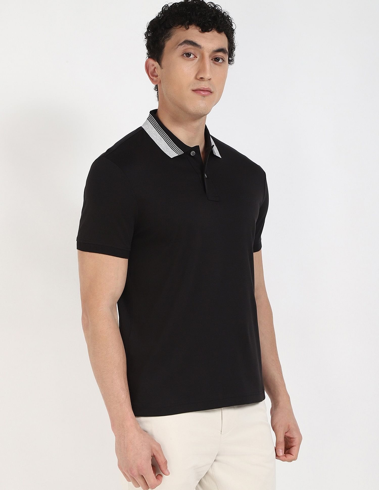 Tommy Hilfiger Solid Regular-Fit Cotton Polo Shirt