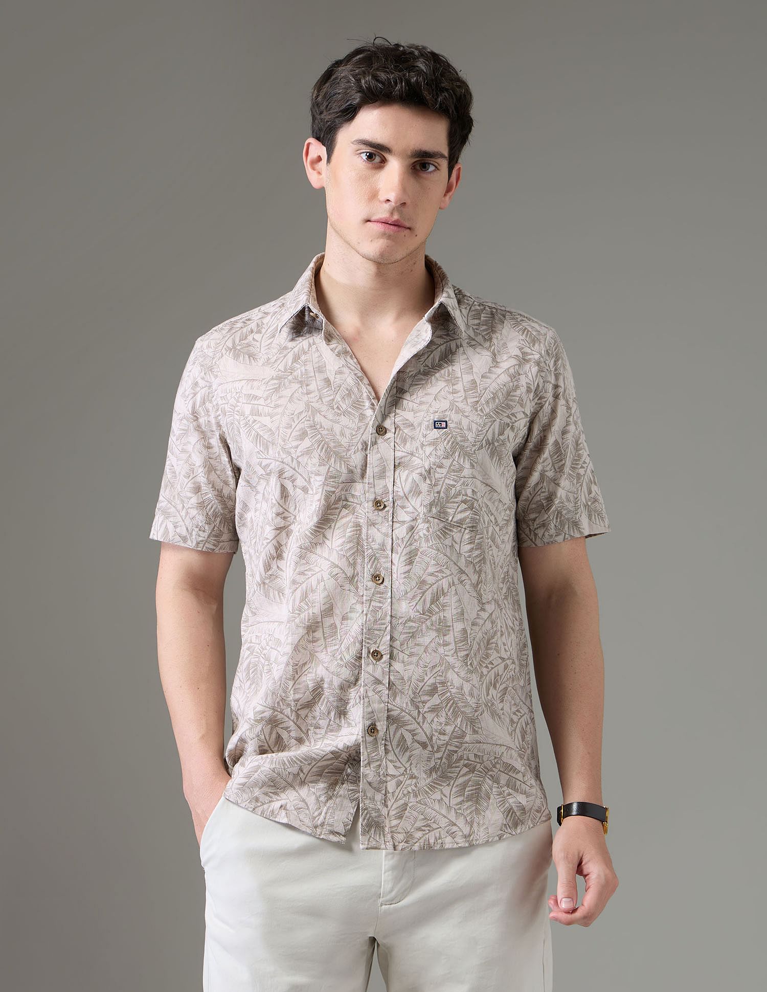 Arrow Sport Regular Fit Night Is Young Shirt