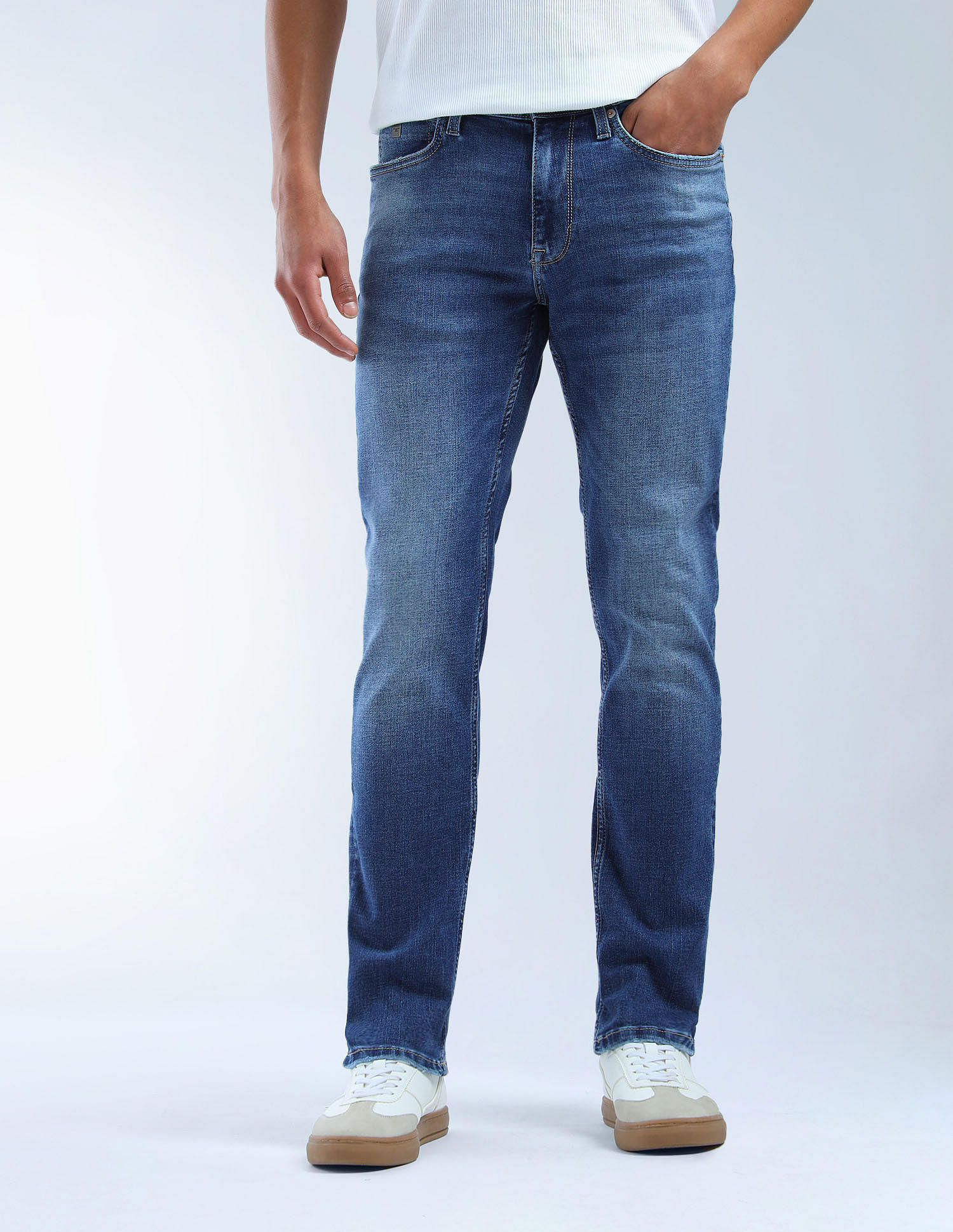 Flying Machine Freddie Slim Straight Fit Authentic Premium Jeans