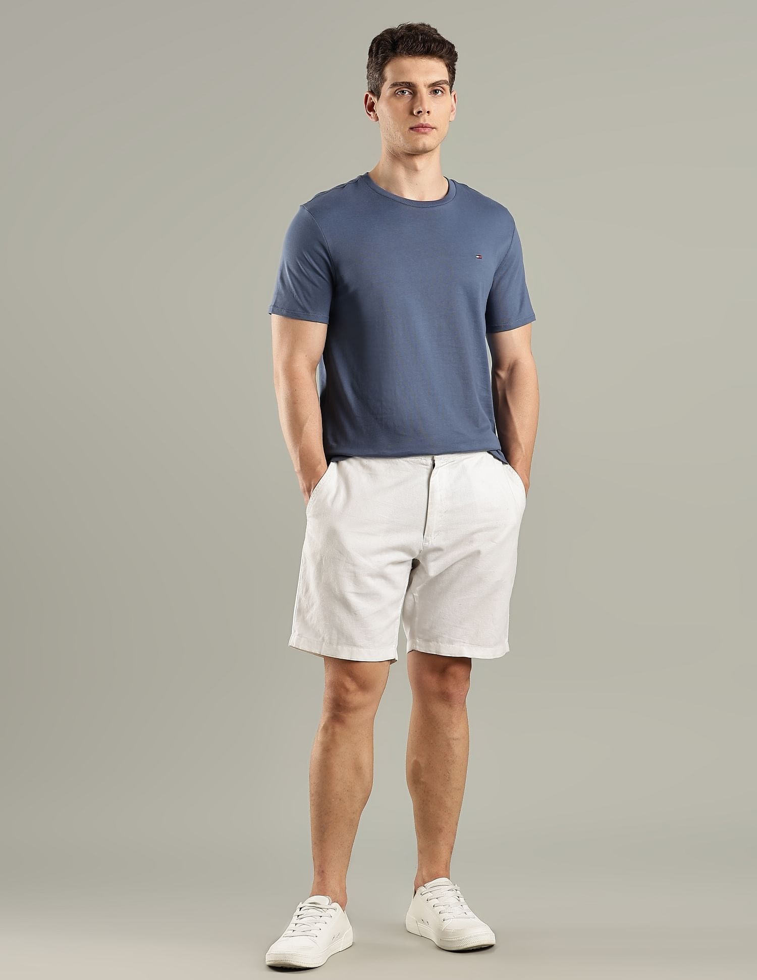 Tommy Hilfiger Solid Regular-Fit Cotton T-Shirt