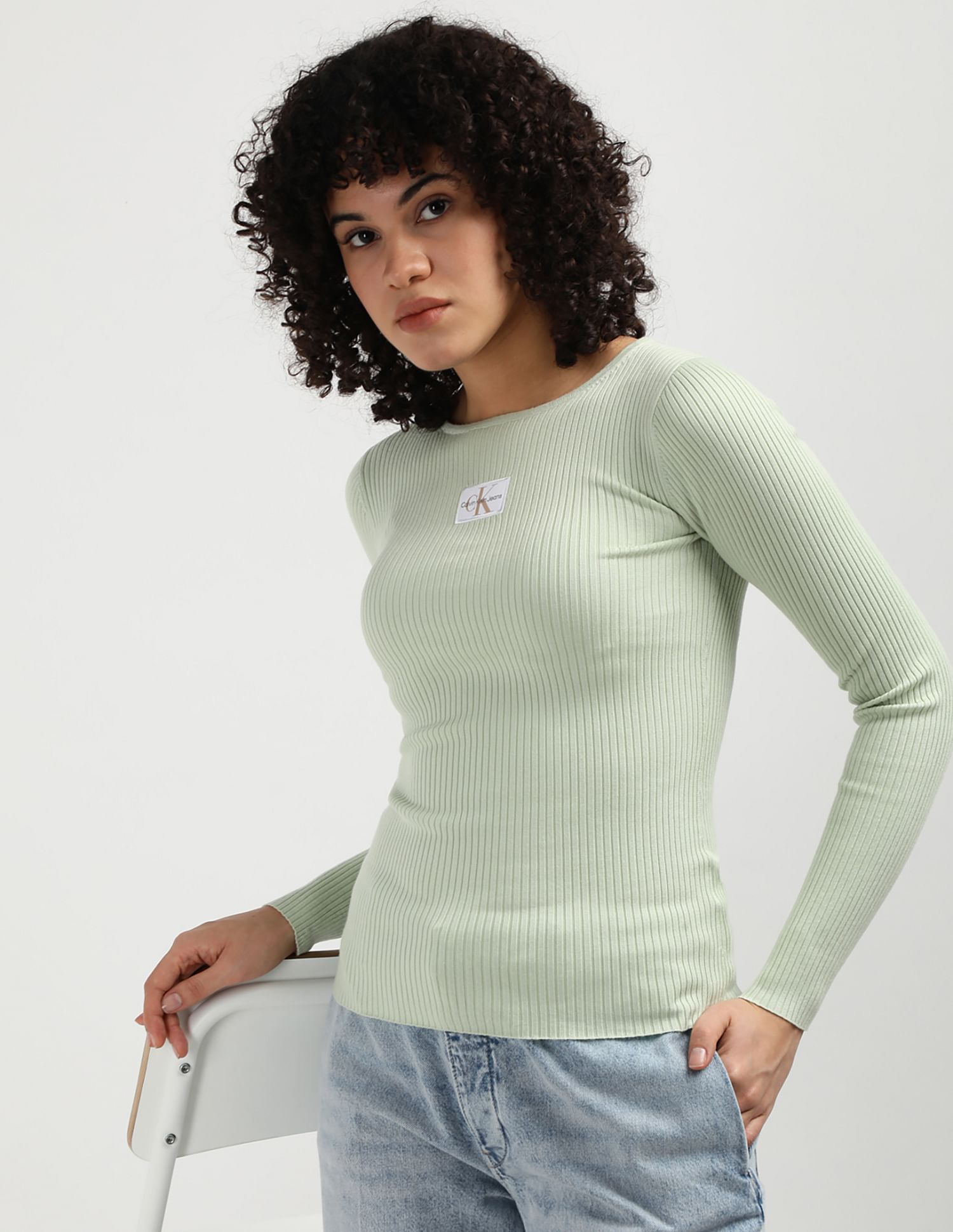 Calvin klein sweater green hotsell