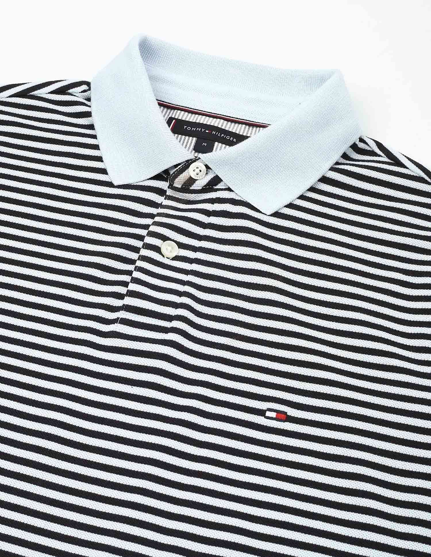 Tommy Hilfiger Striped Regular-Fit Cotton T-Shirt