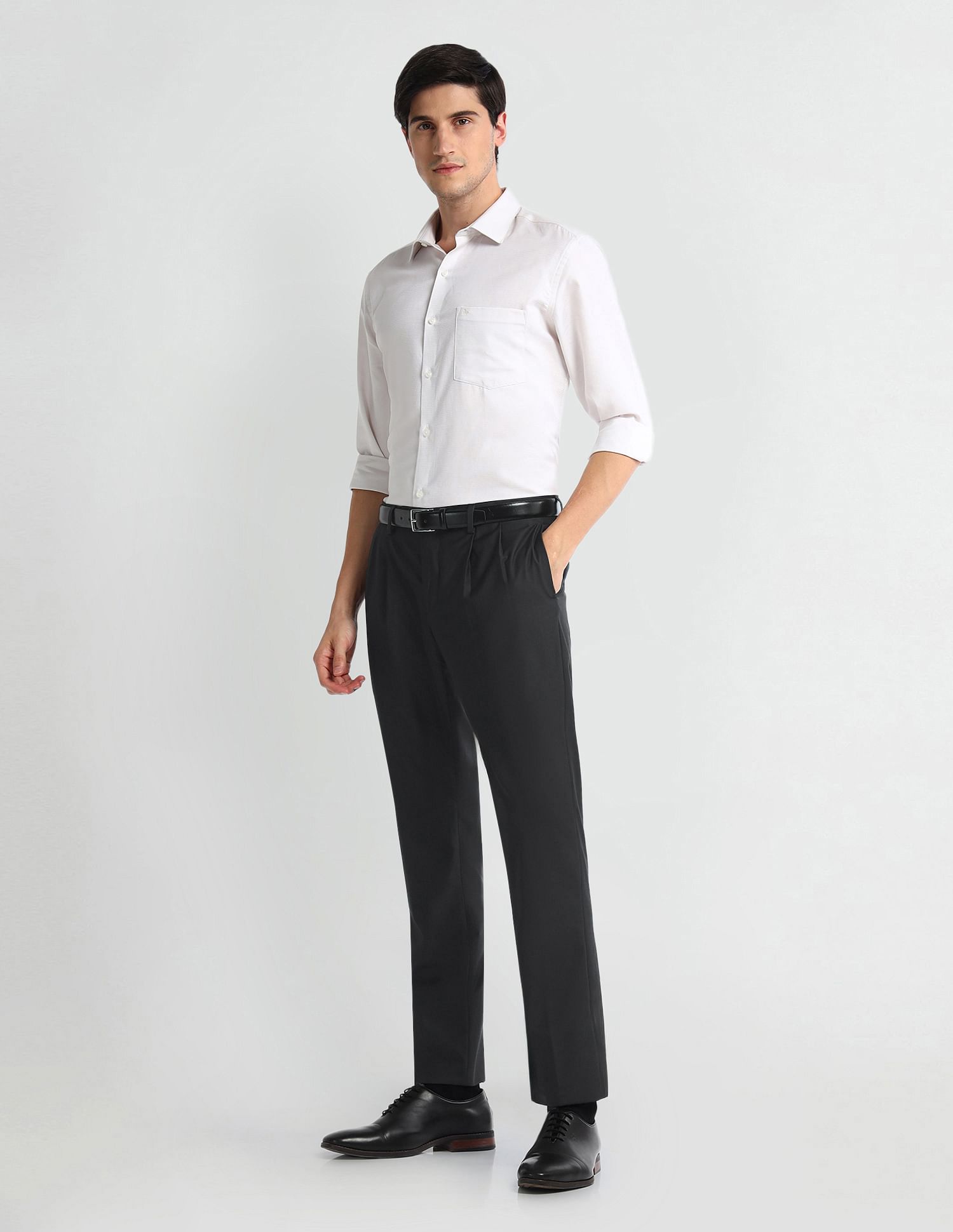 Arrow Smart Flex Slim Trousers