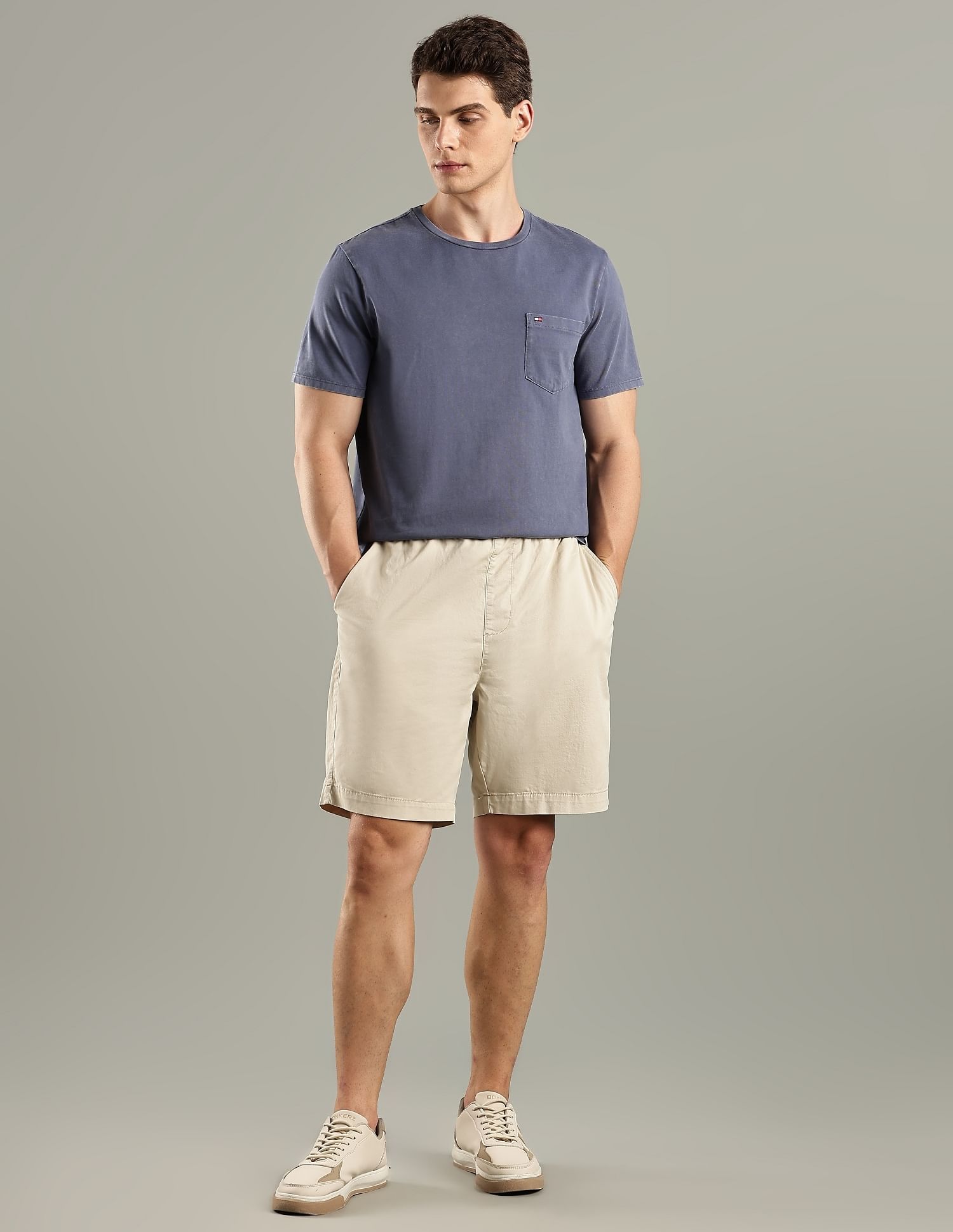 Tommy Hilfiger Solid Regular-Fit Cotton T-Shirt