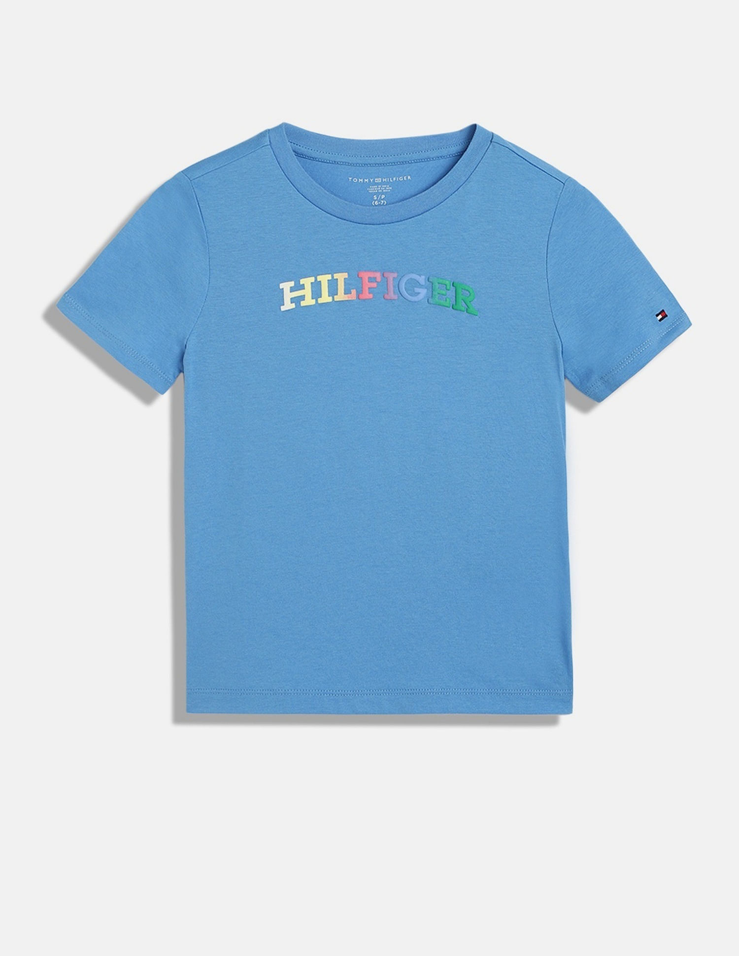 Tommy Hilfiger Girls Blue Logo T-Shirt