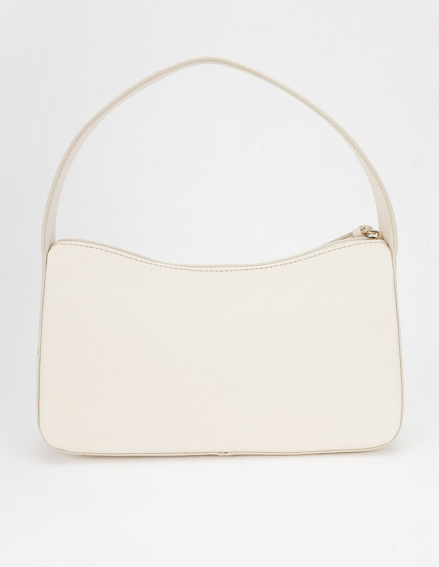 Tommy Hilfiger Solid Beige Pu Hand Bag