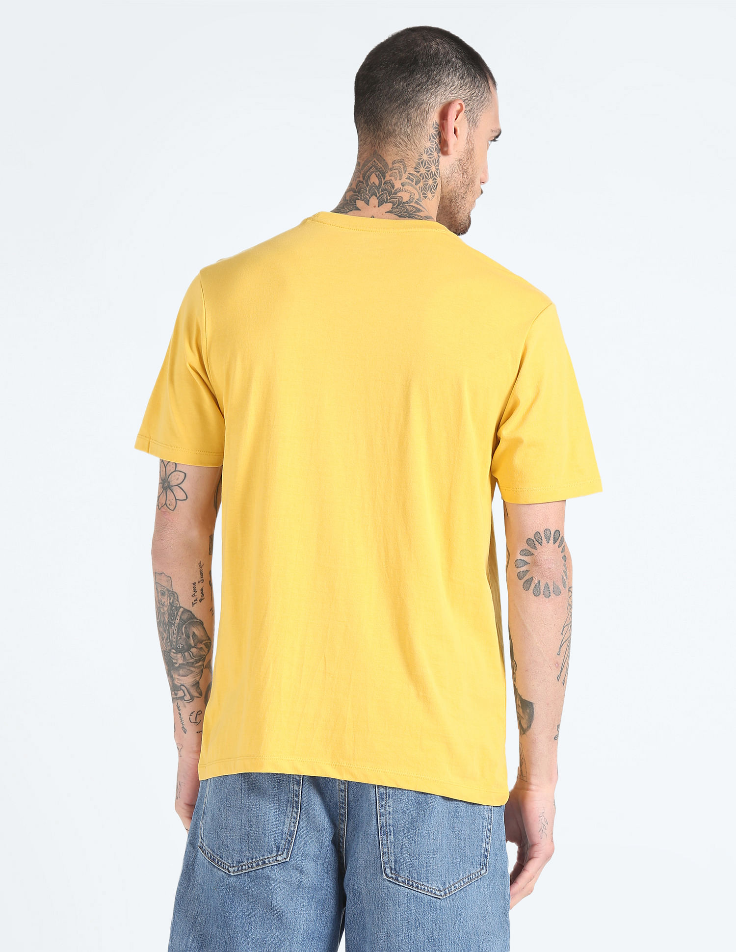 Flying Machine Pure Cotton Brand Print T-Shirt