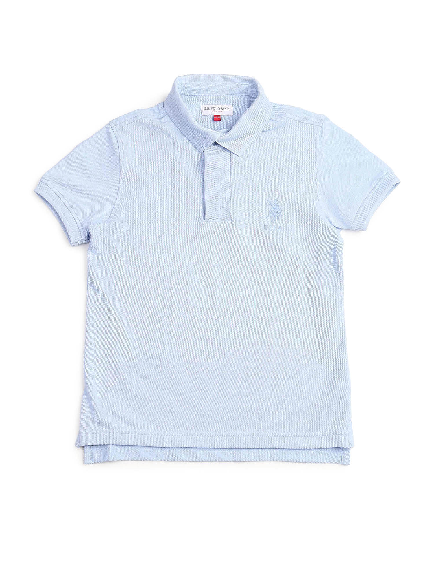 U.S. Polo Assn. Kids Boys Regular Fit Solid Polo Shirt