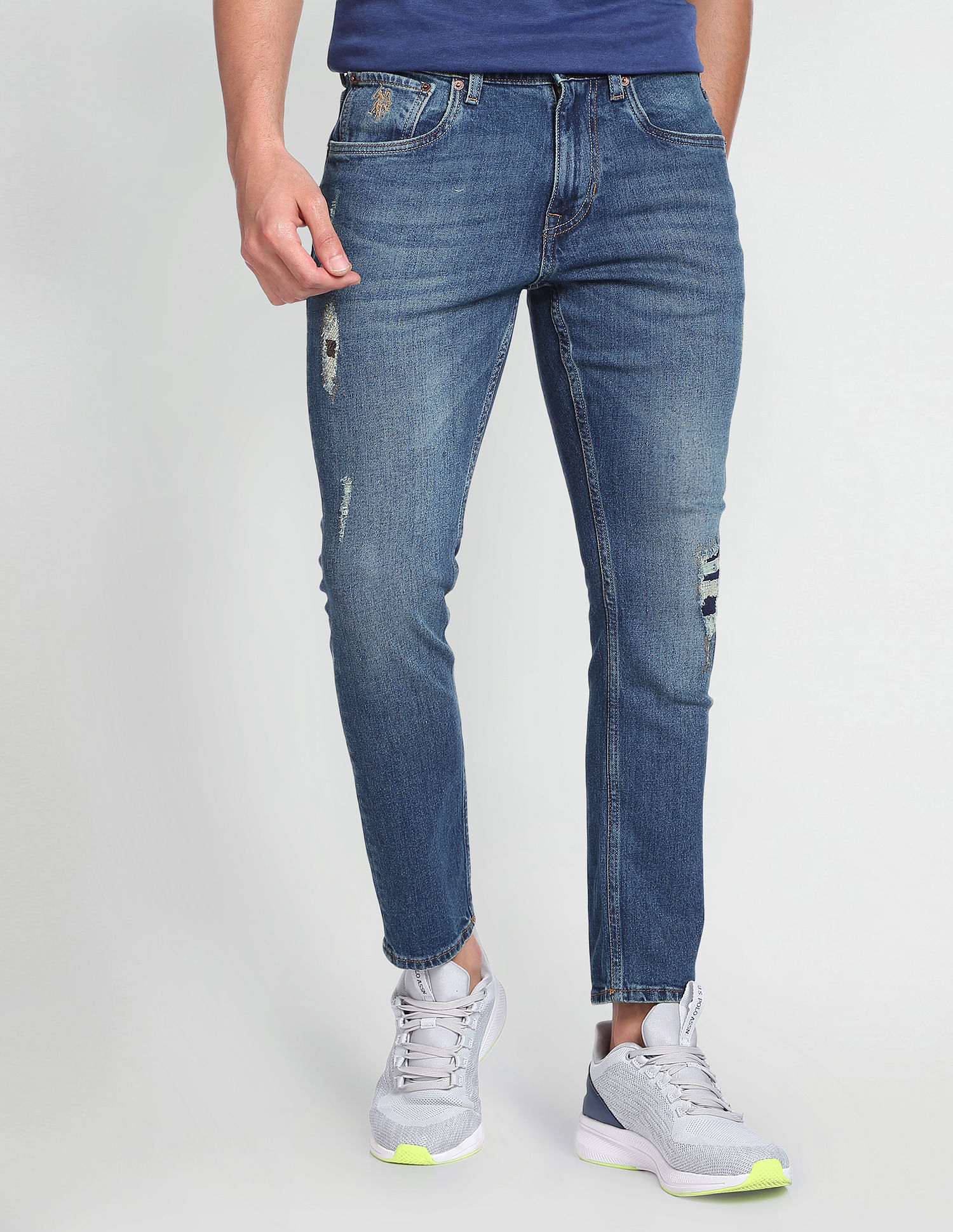 U.S. Polo Assn. Denim Co. Brandon Slim Tapered Fit Blue Jeans