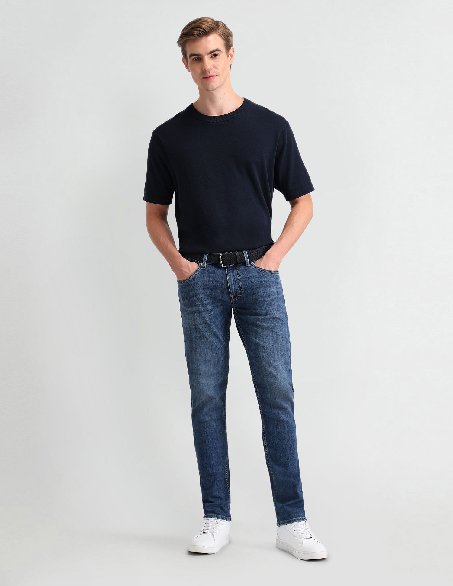 U.S. Polo Assn. Denim Co. Brandon Slim Tapered Blue Jeans