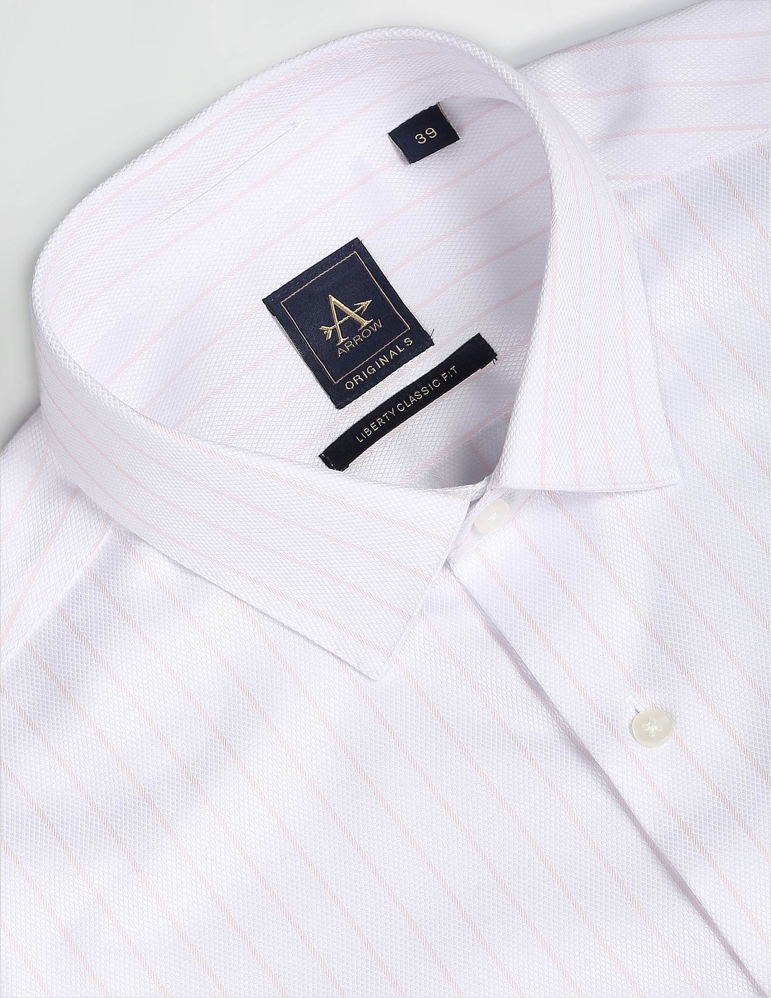 Arrow Vertical Stripe Cotton Formal Shirt