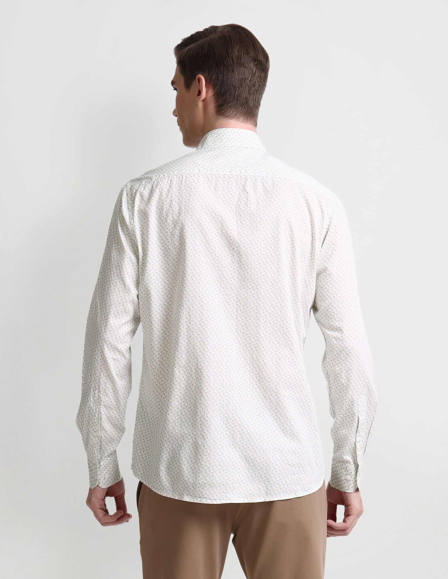 Arrow Sport Floral Print Long Sleeve Shirt