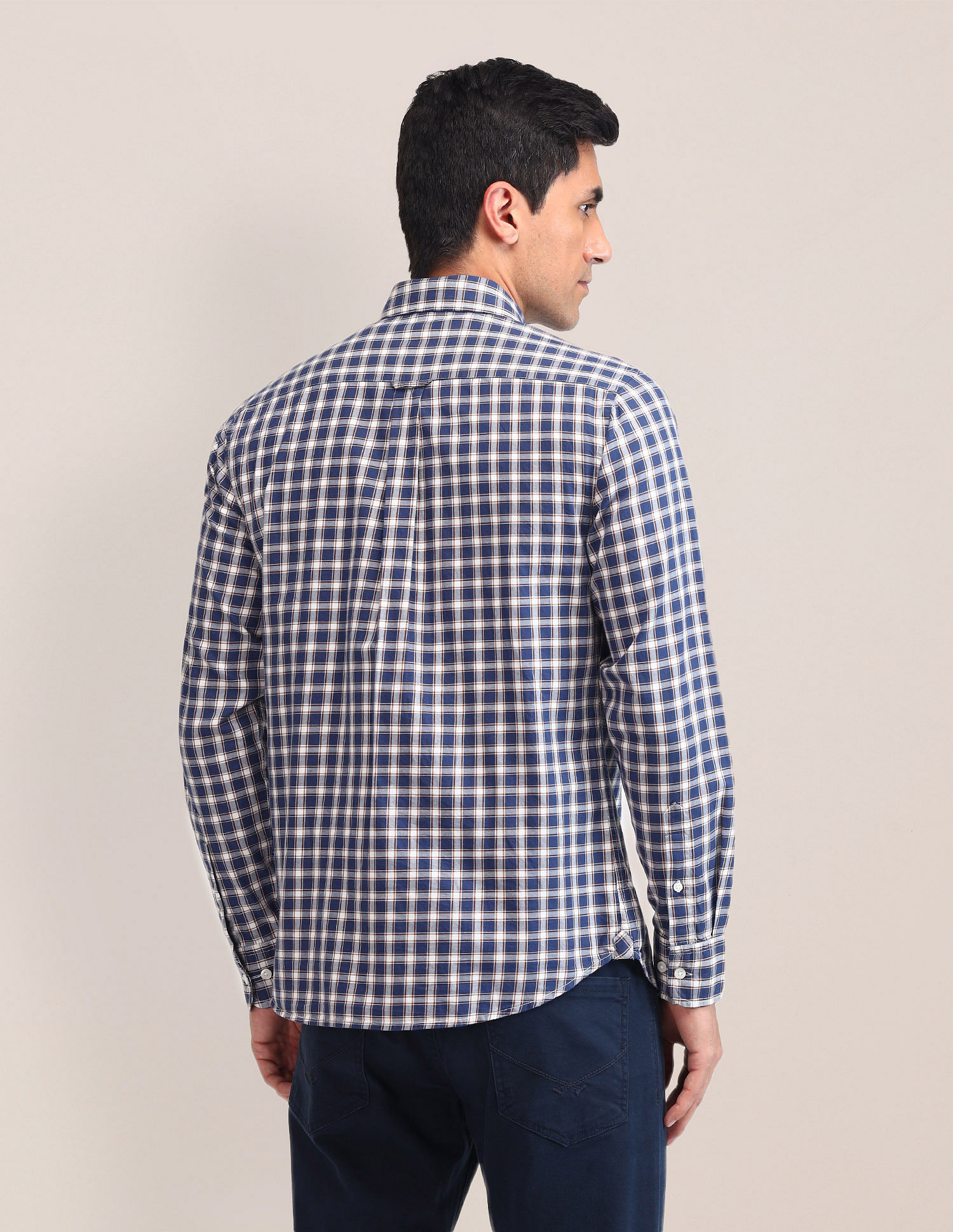U.S. Polo Assn. Slim Fit Gingham Checked Shirt