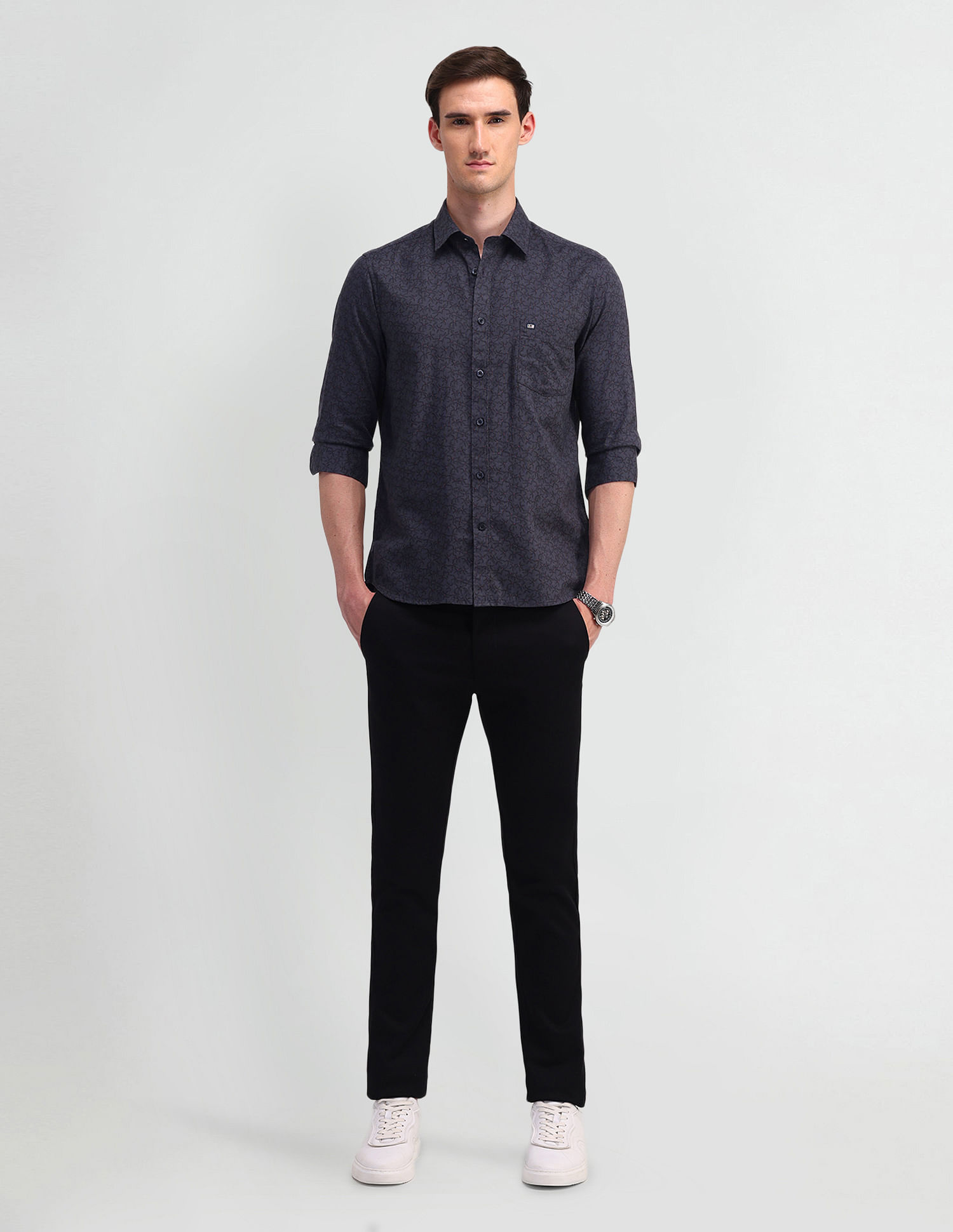 Arrow Sport Tailored Fit Cotton Shirt