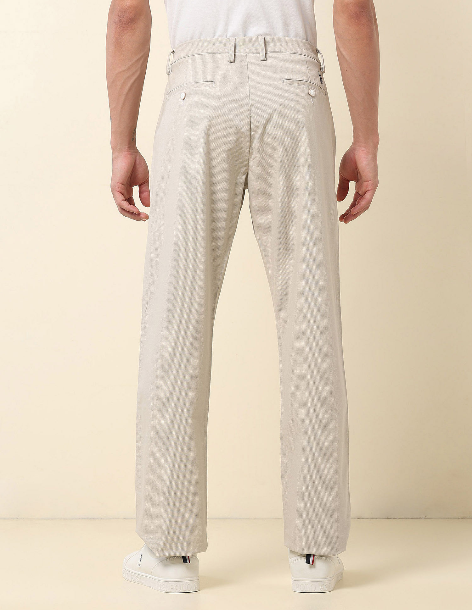 U.S. Polo Assn. Riley Straight Fit Twill Trousers