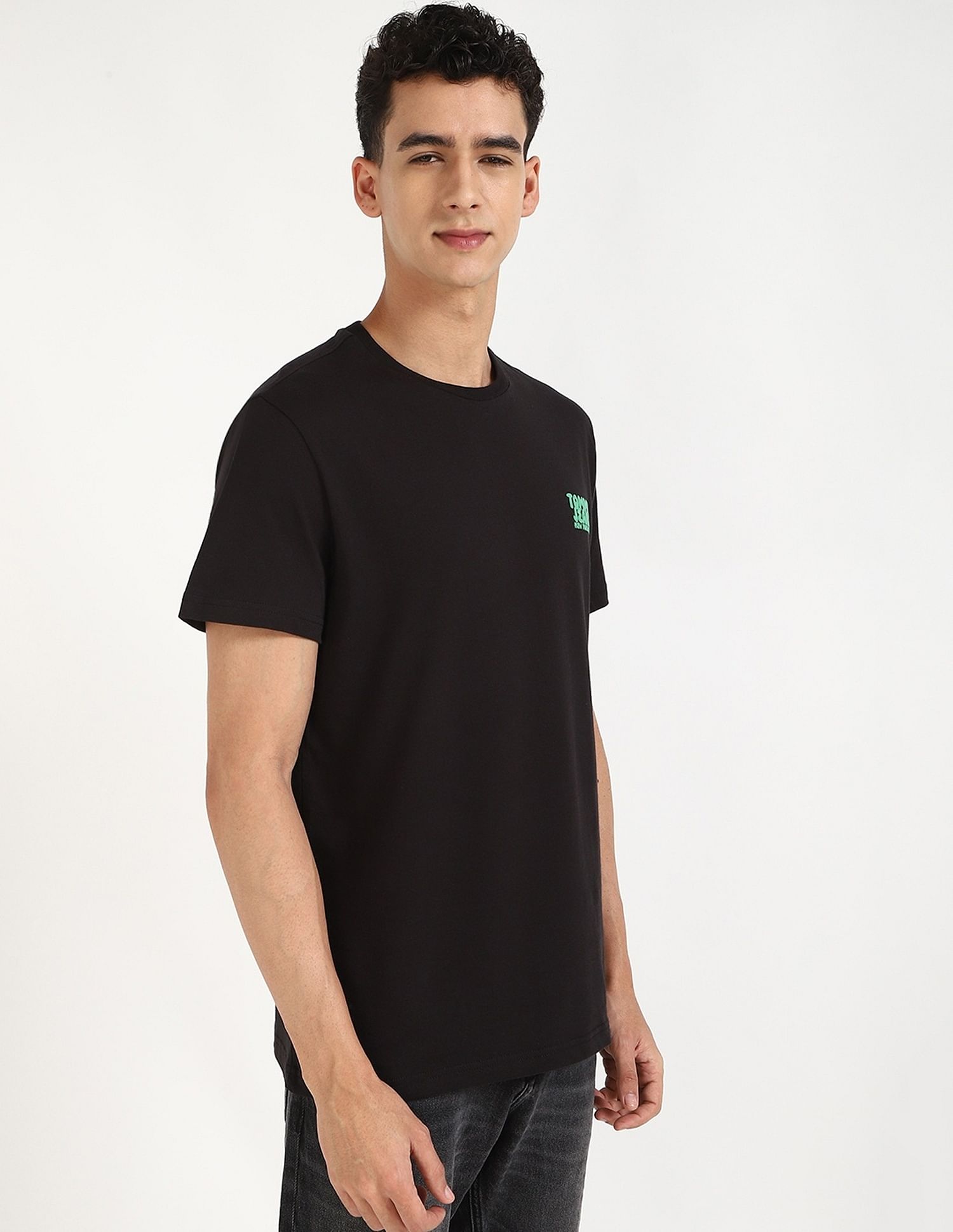 Tommy Hilfiger Printed Slim-Fit Cotton T-Shirt