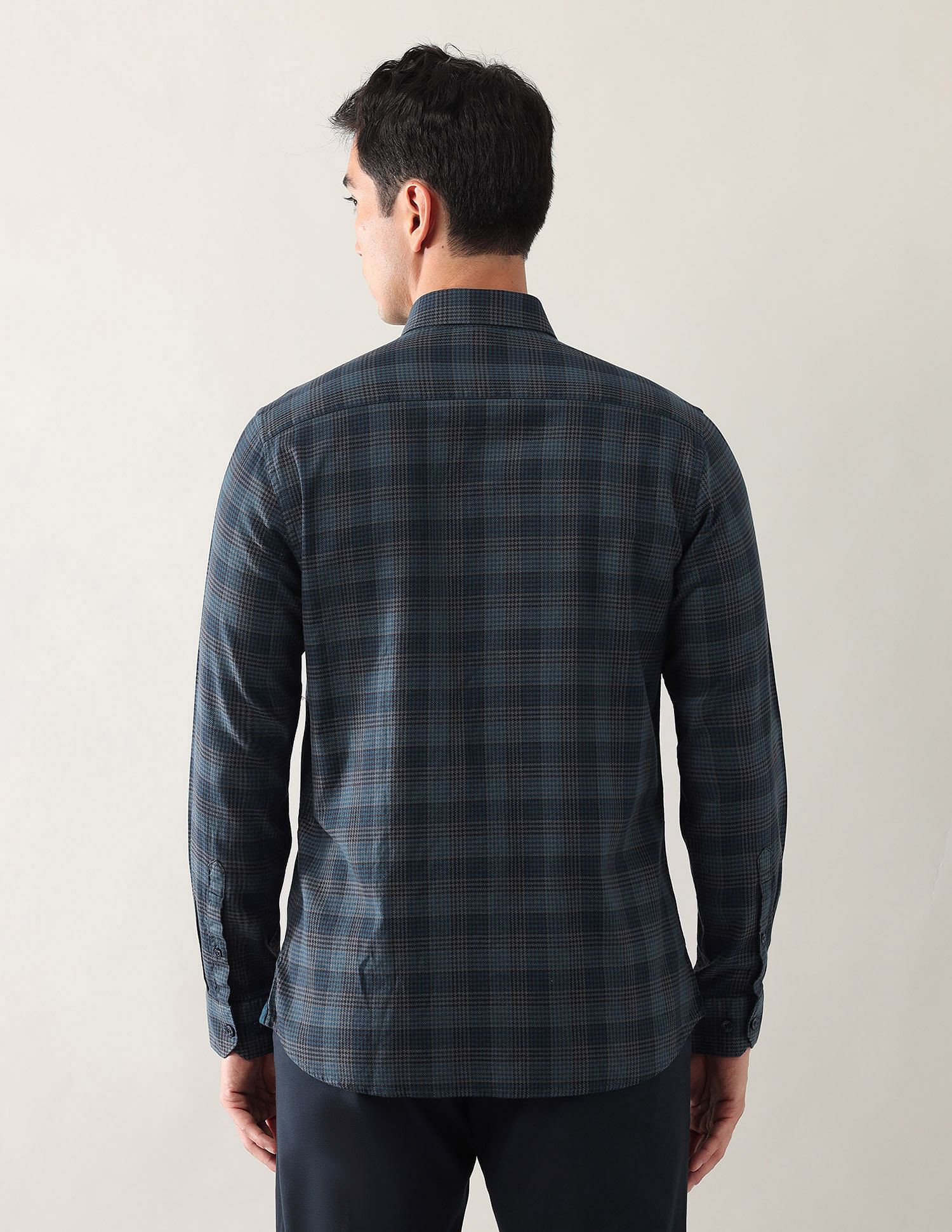Arrow Sport Glen Checked Dobby Shirt