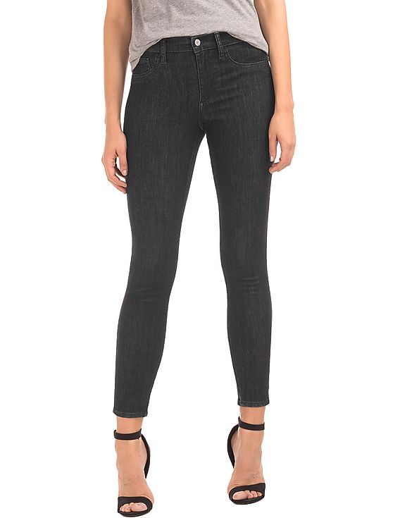 GAP Women Black Mid Rise Legging Jeans