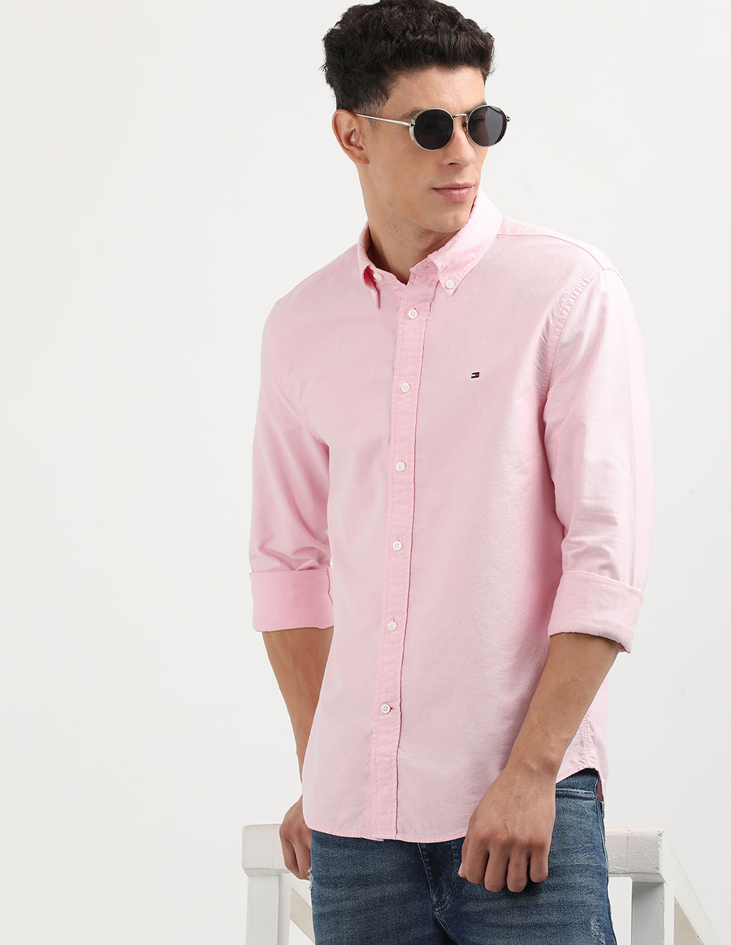 Tommy Hilfiger Solid Heritage Oxford Shirt